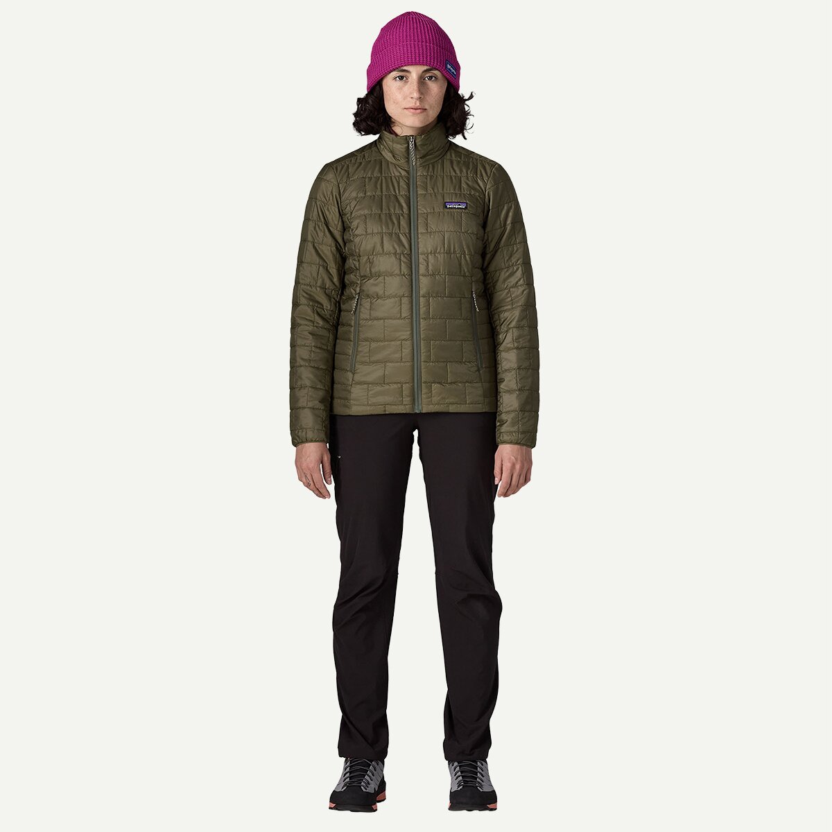 Женская куртка Patagonia Nano Puff Insulated, цвет: Зелёный, вариант 1 — фото 9