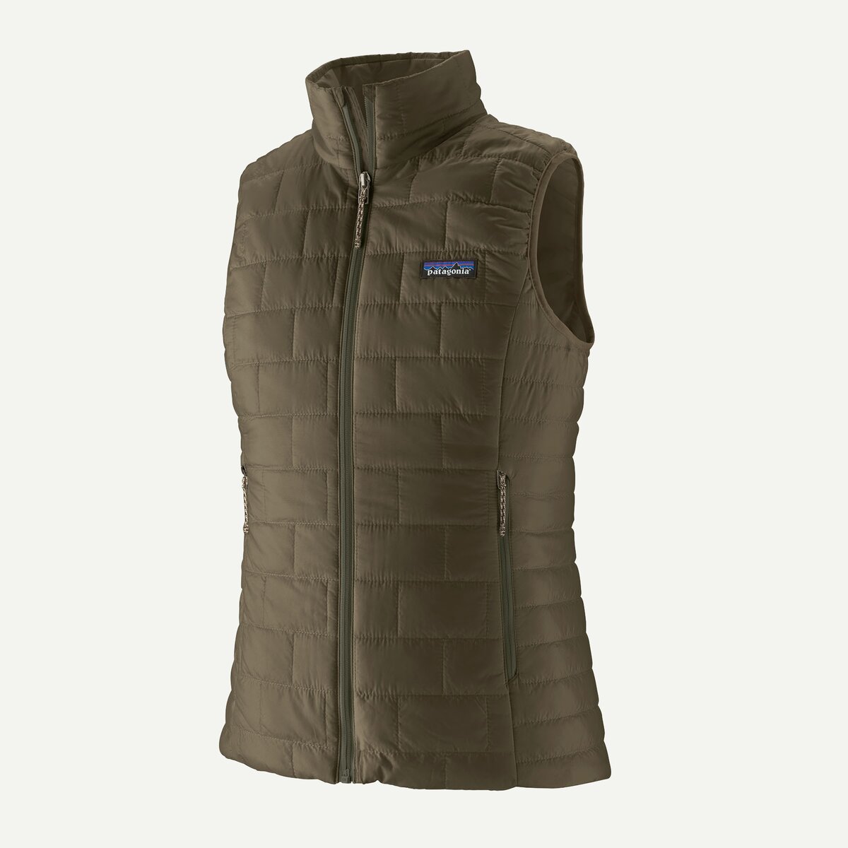 Женский жилет Patagonia Nano Puff Vest, цвет: Зелёный, вариант 1 — фото 9