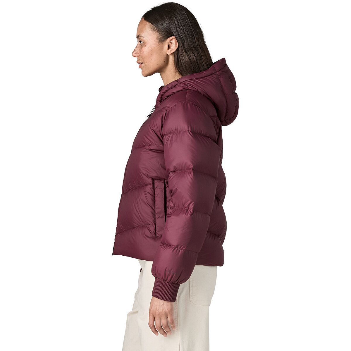 Женская куртка Patagonia Sindit Hoodie Jacket, цвет: Ягодный инжирный — фото 5