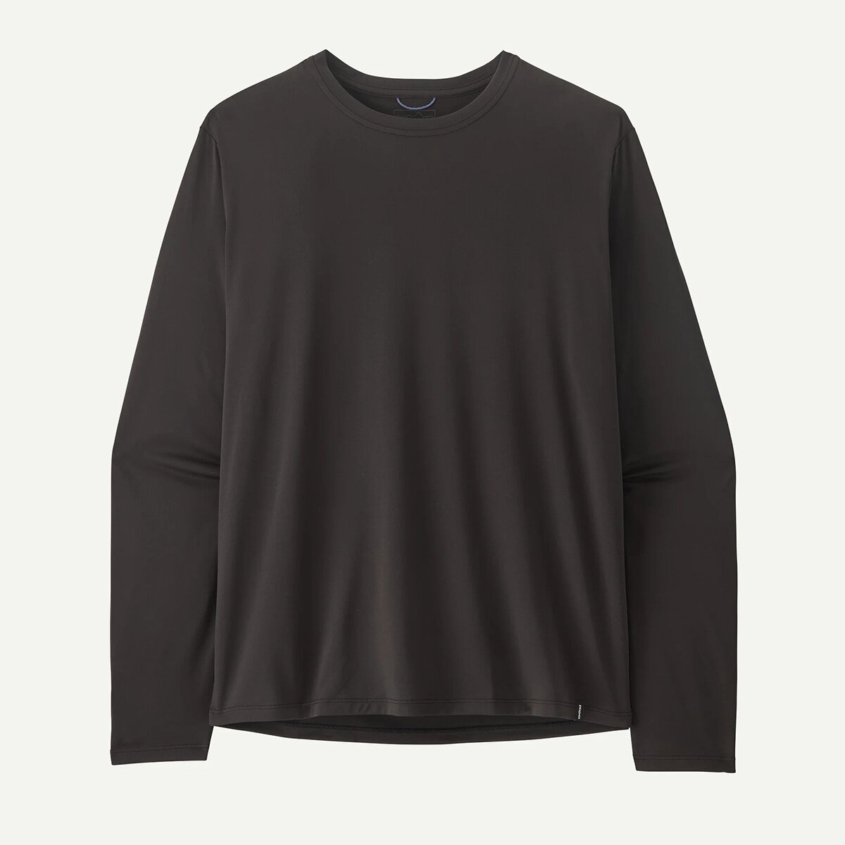 Мужская рубашка Patagonia Capilene Cool Daily Long-Sleeve Shirt, цвет: Чёрный — фото 2
