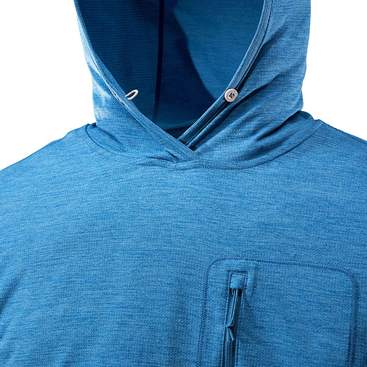 Мужское худи Patagonia Capilene Cool Sun, цвет: Синий / Светлый синий — фото 4