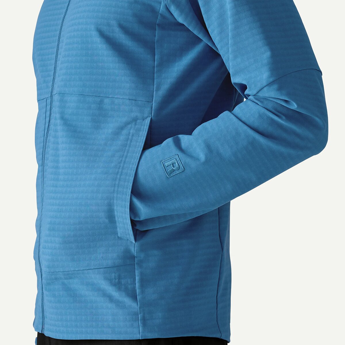 Мужская куртка Patagonia R1 TechFace Fleece, цвет: Синий — фото 6