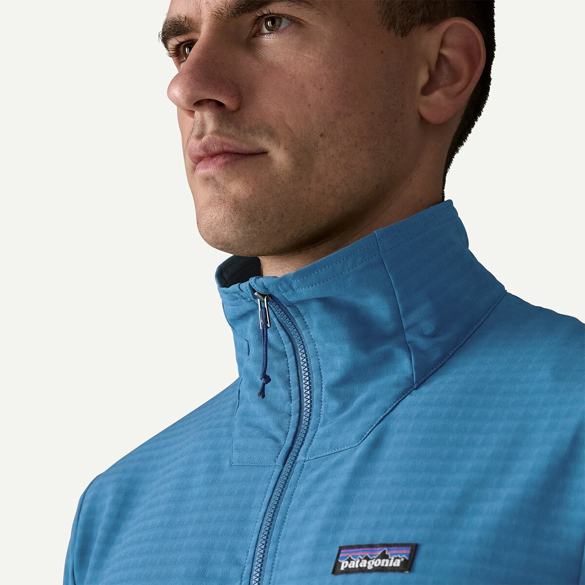 Мужская куртка Patagonia R1 TechFace Fleece, цвет: Синий — фото 7