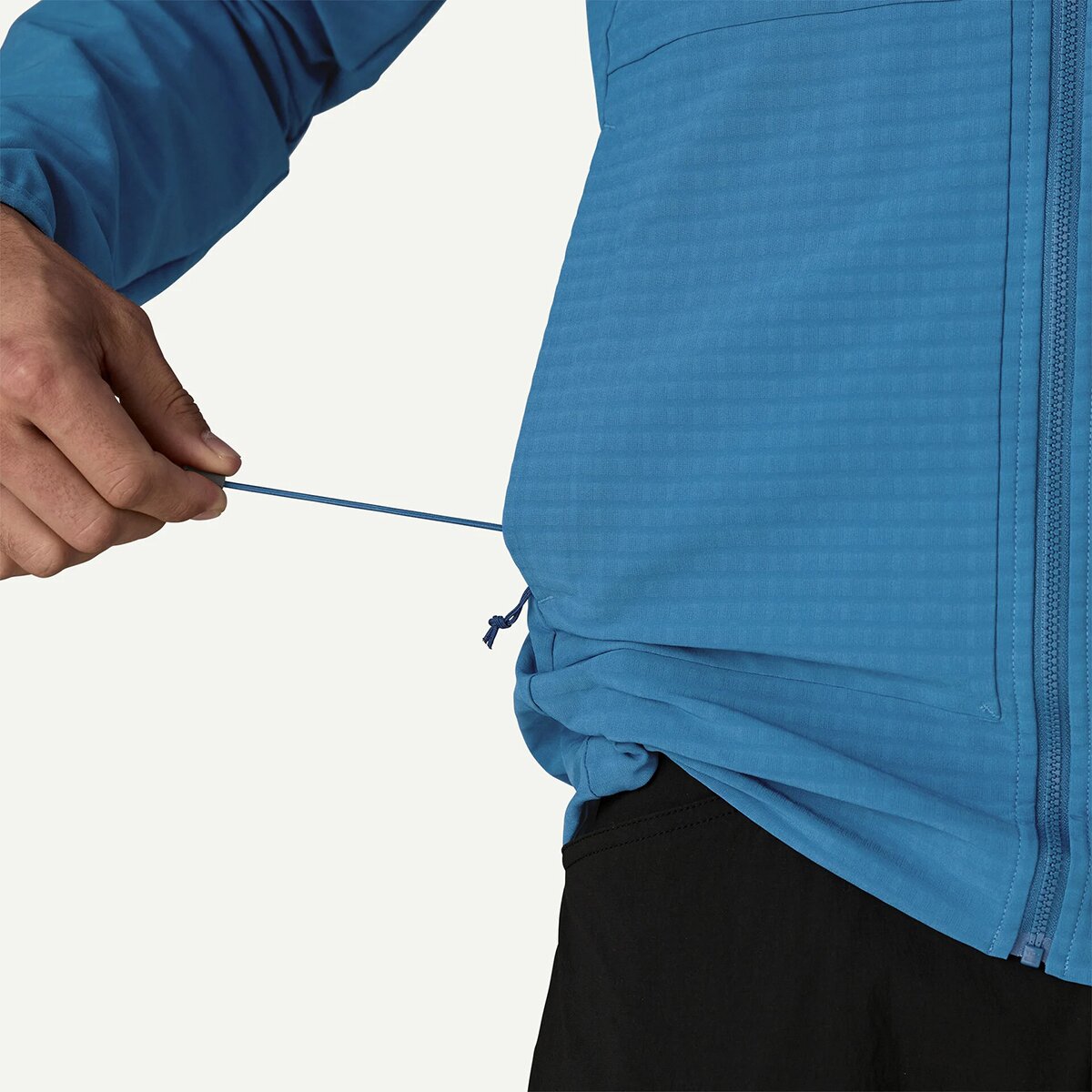 Мужская куртка Patagonia R1 TechFace Fleece, цвет: Синий — фото 9
