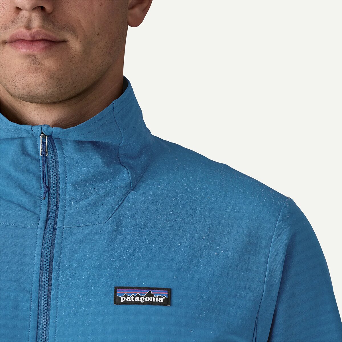 Мужская куртка Patagonia R1 TechFace Fleece, цвет: Синий — фото 10