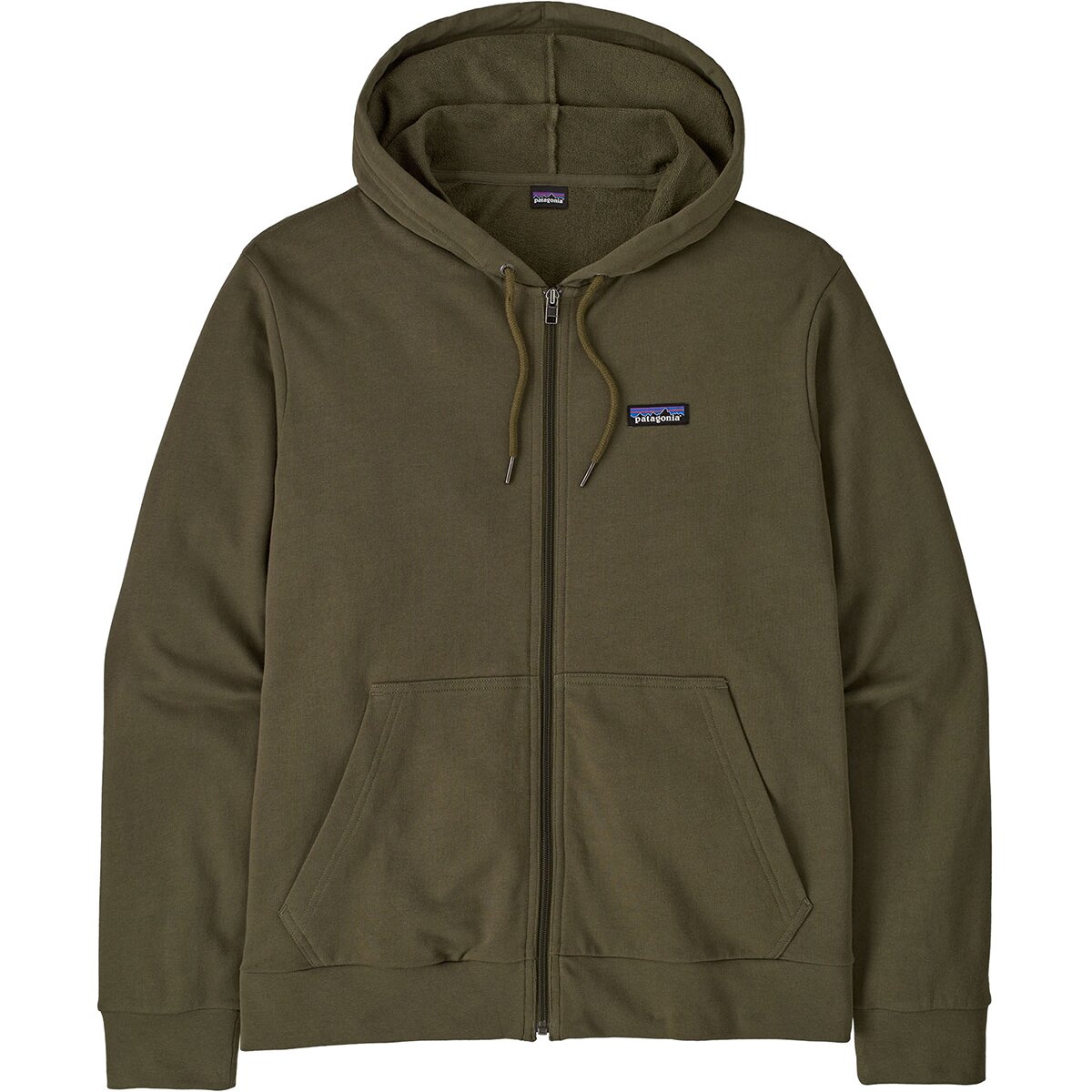 Мужское худи Patagonia Daily Full-Zip, цвет: Зелёный — фото 2