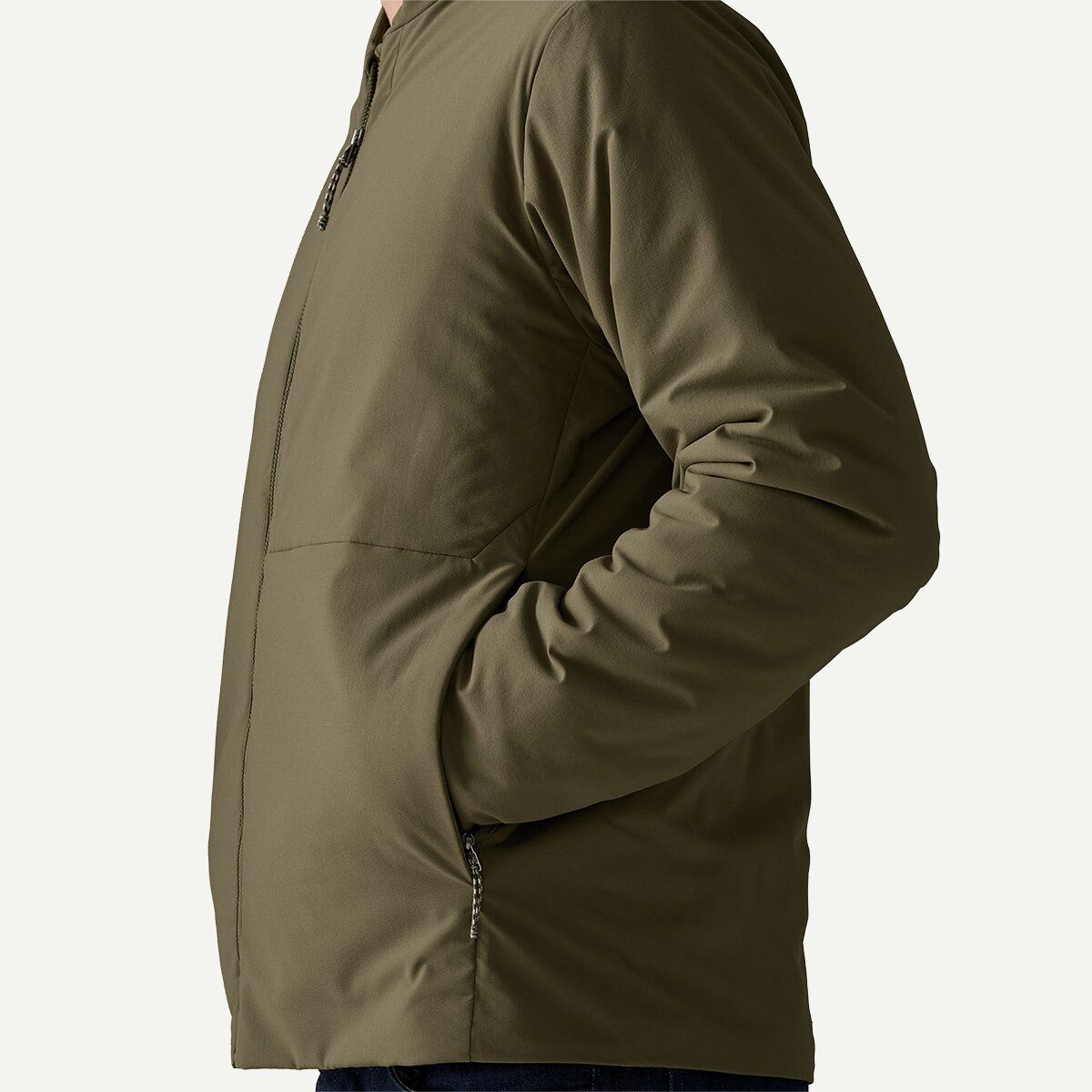 Мужская куртка Patagonia Nano-Air Bomber, цвет: Зелёный — фото 6