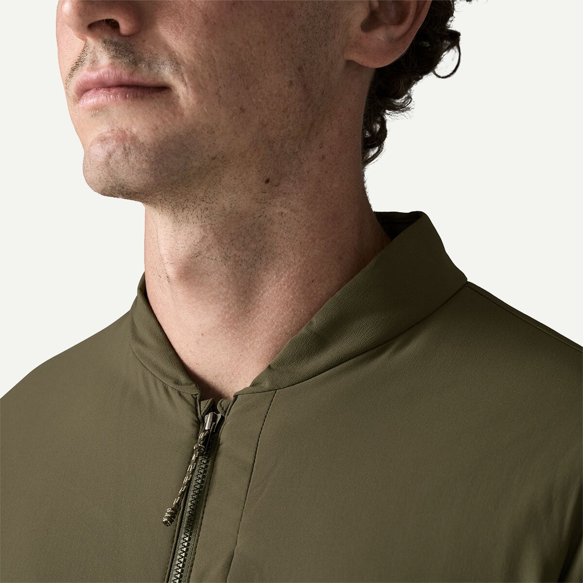 Мужская куртка Patagonia Nano-Air Bomber, цвет: Зелёный — фото 8