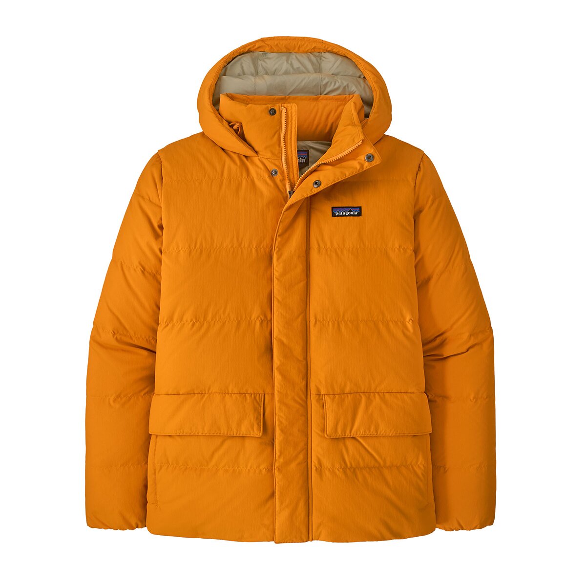 Мужская куртка Patagonia Sisar Down Hooded, цвет: Оранжевый — фото 5