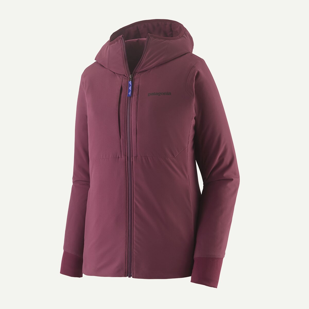 Женская куртка Patagonia Nano-Air Light Hooded, цвет: Ягодный инжирный — фото 8