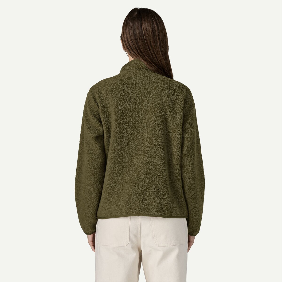 Женская куртка Patagonia Retro Pile Fleece, цвет: Зелёный — фото 3