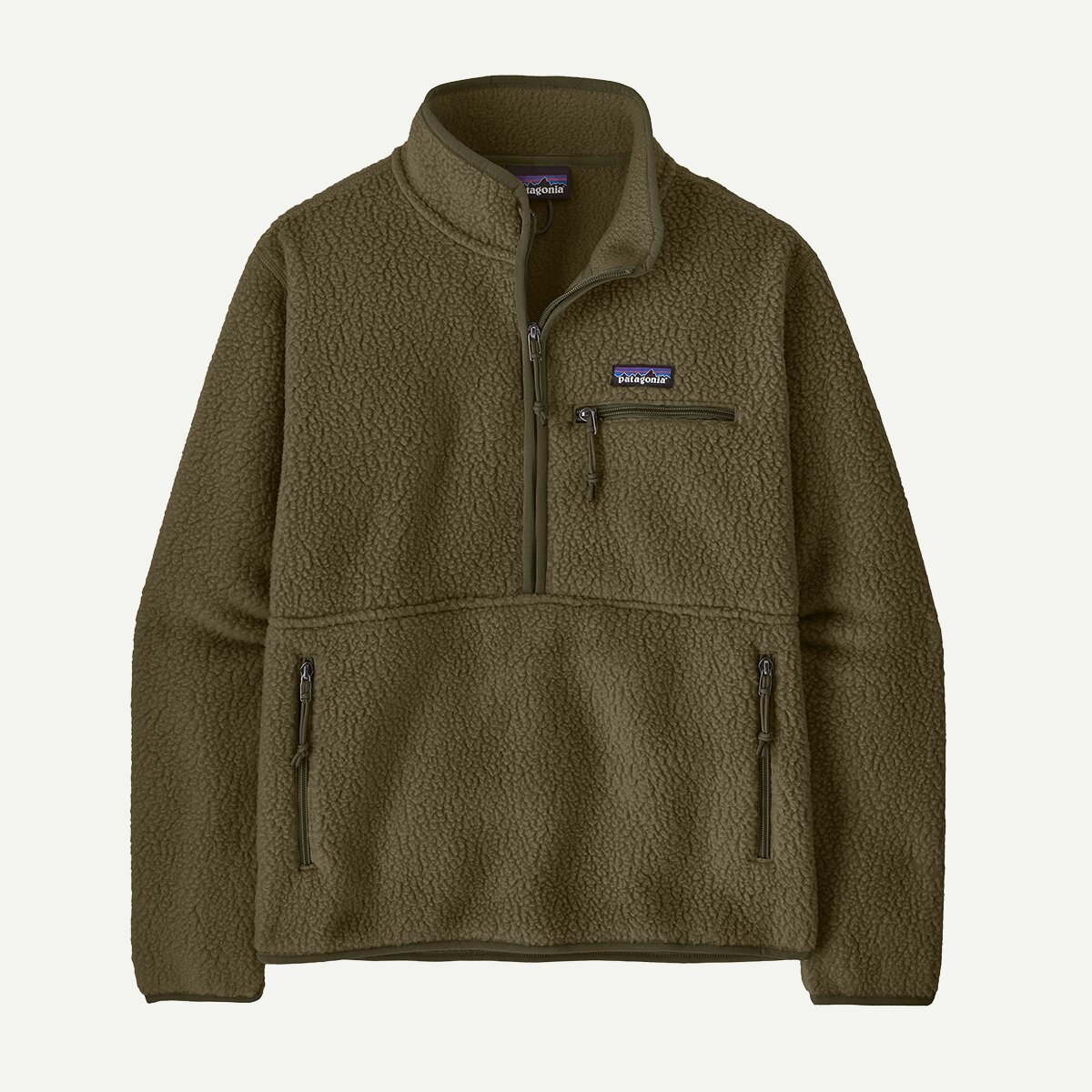 Женский свитер Patagonia Retro Pile Marsupial Pullover, цвет: Зелёный — фото 6