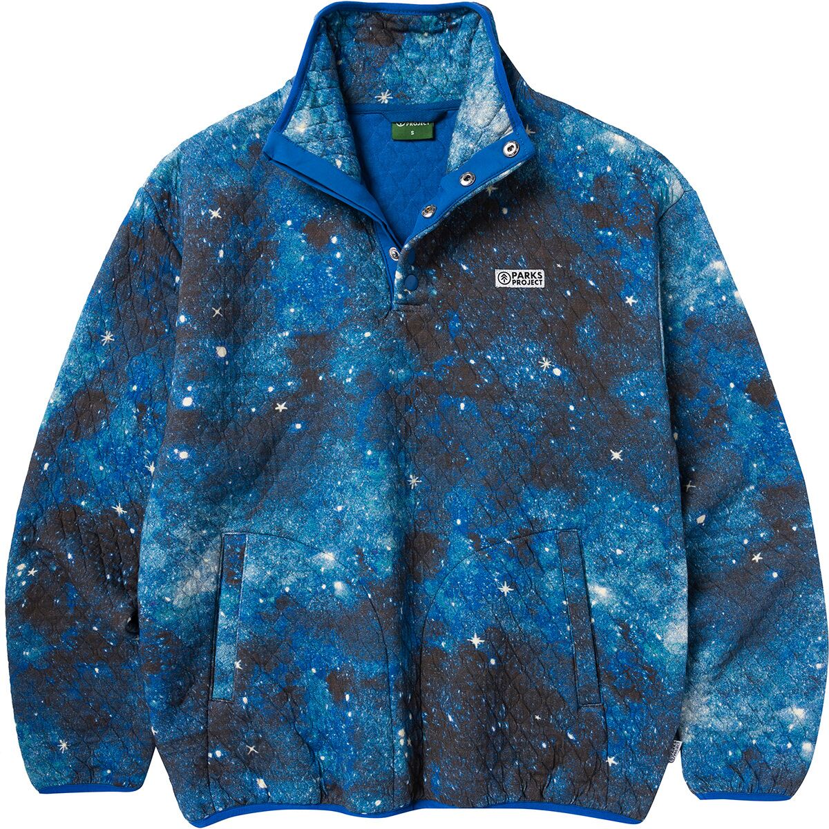 Свитер Parks Project Joshua Tree Dark Sky Quilted Pullover, цвет: Синий — фото 1