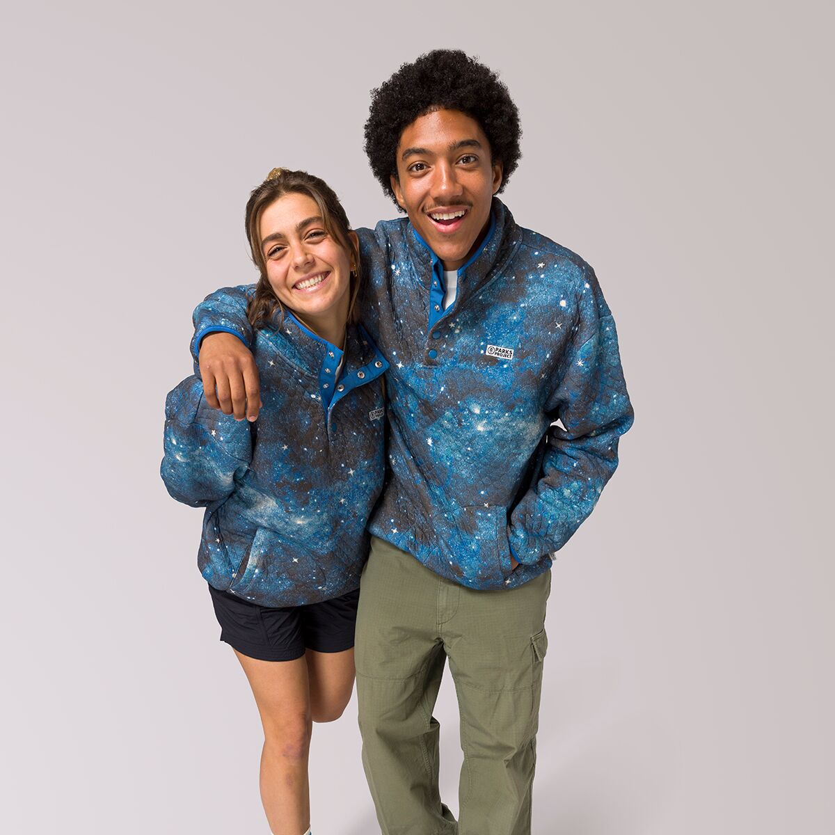 Свитер Parks Project Joshua Tree Dark Sky Quilted Pullover, цвет: Синий — фото 6