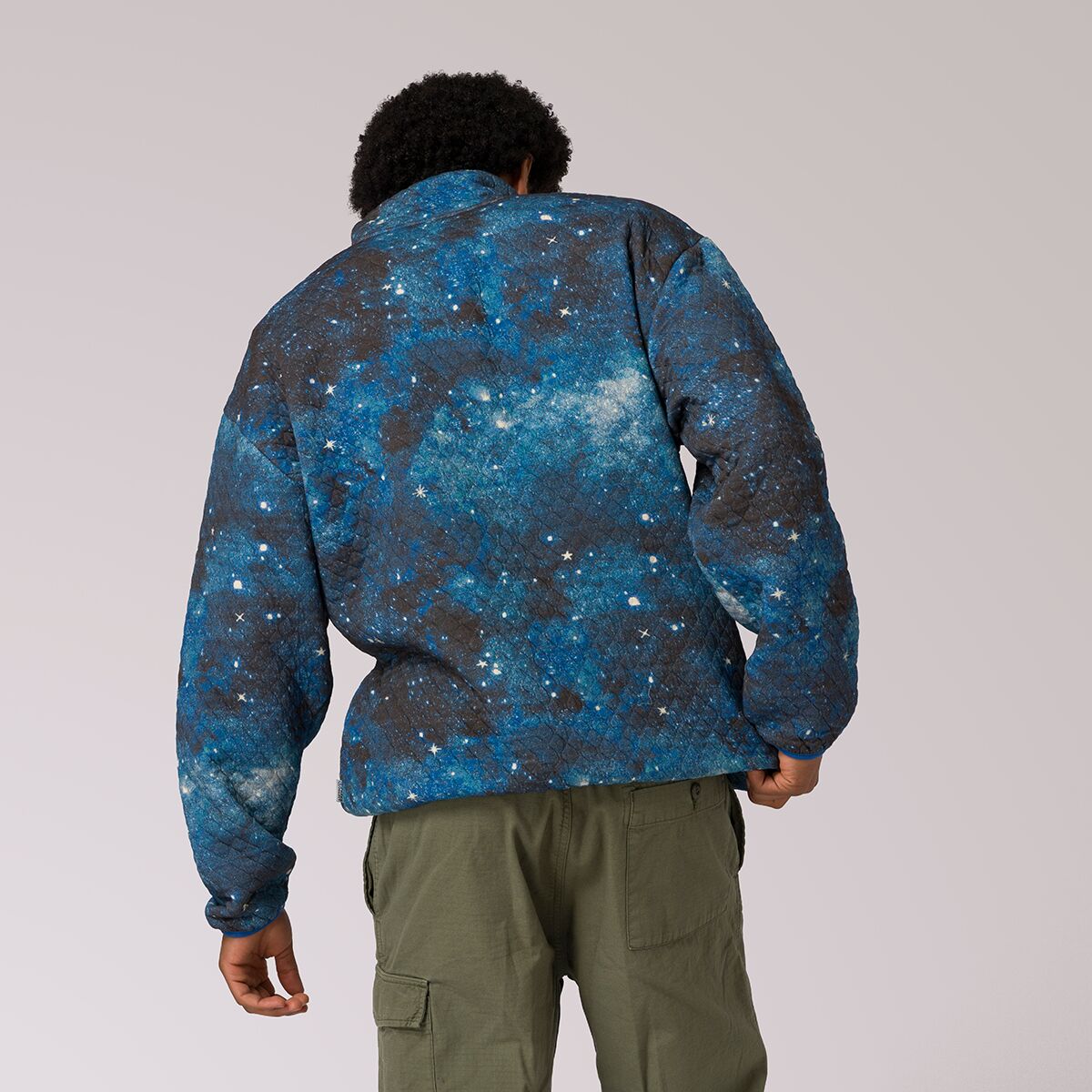 Свитер Parks Project Joshua Tree Dark Sky Quilted Pullover, цвет: Синий — фото 7