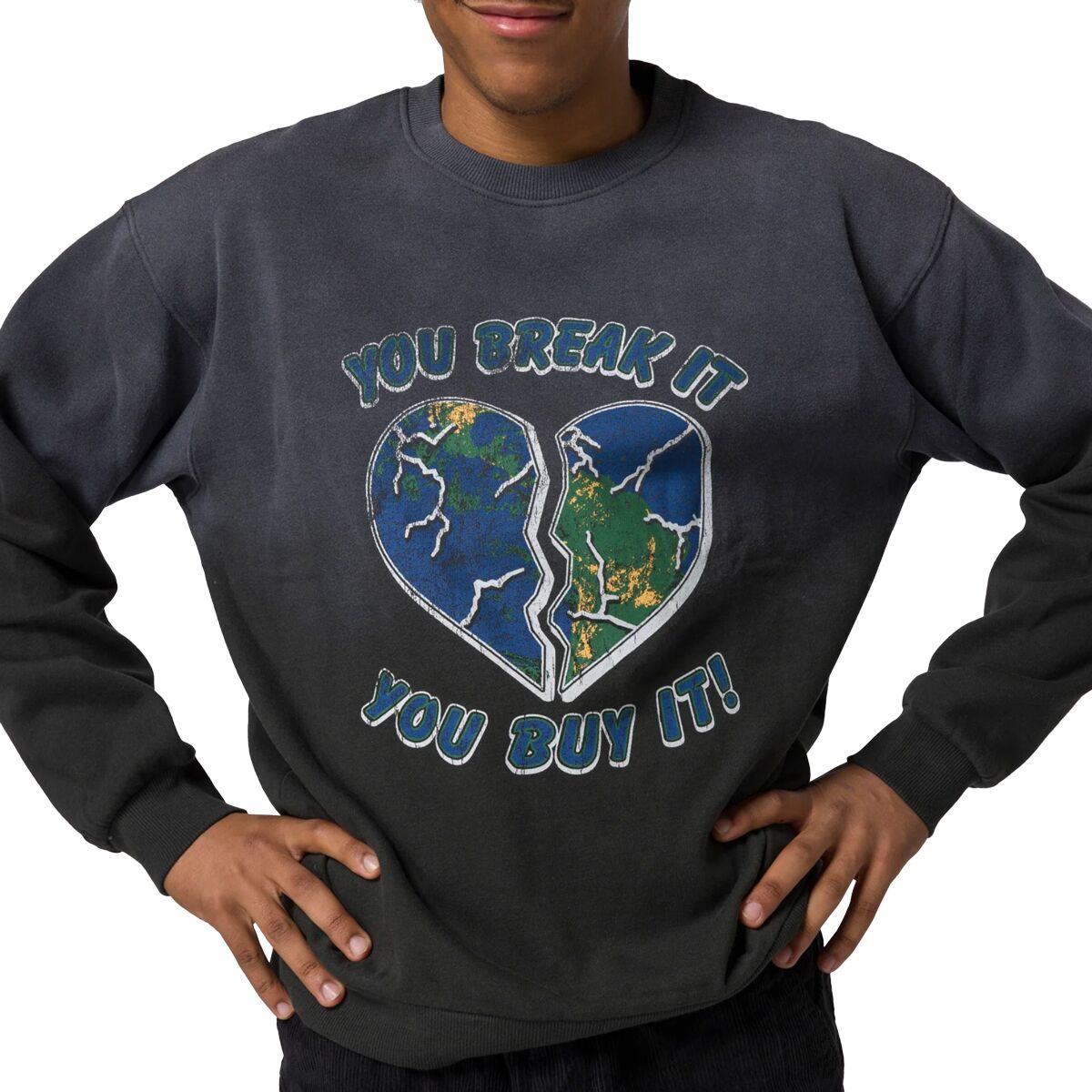 Parks Project You Break It Crew Sweatshirt