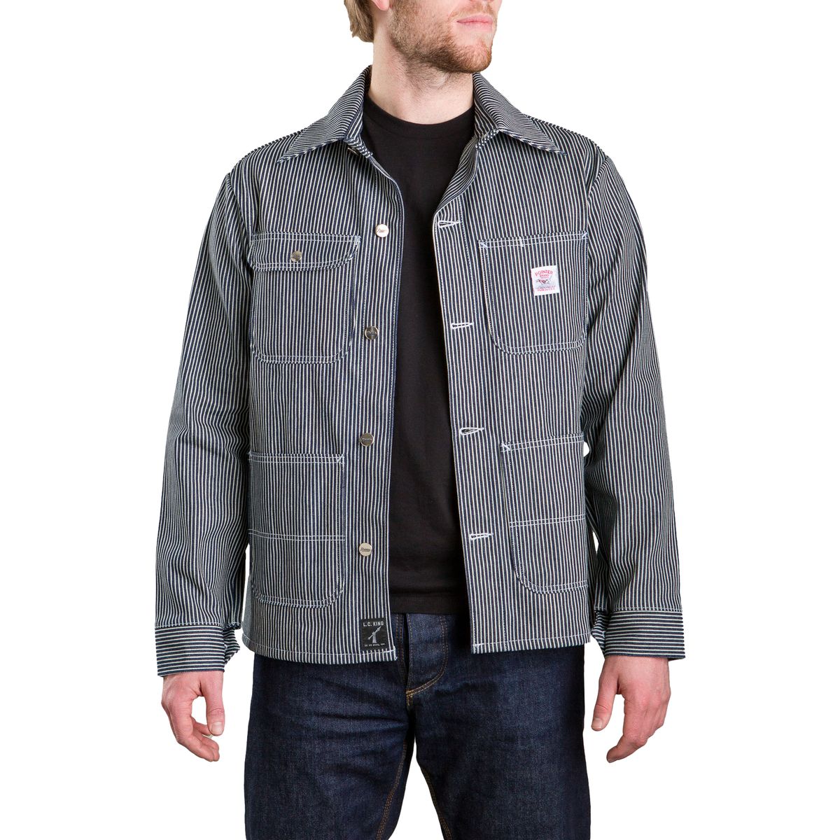 Pointer Brand Hickory Stripe Chore Coat Men's Clothing