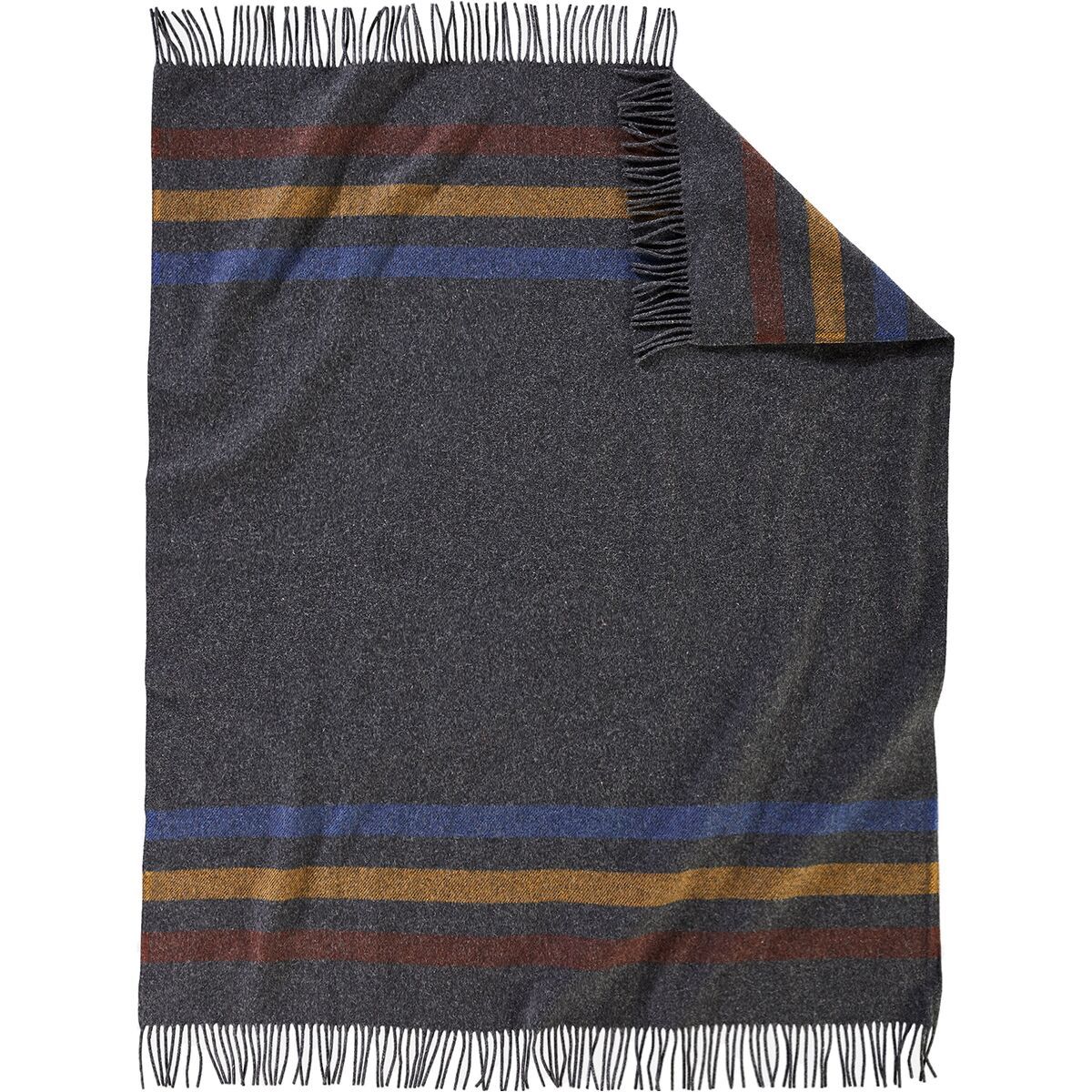 Pendleton EcoWise Wool Washable Fringe Throw Blanket
