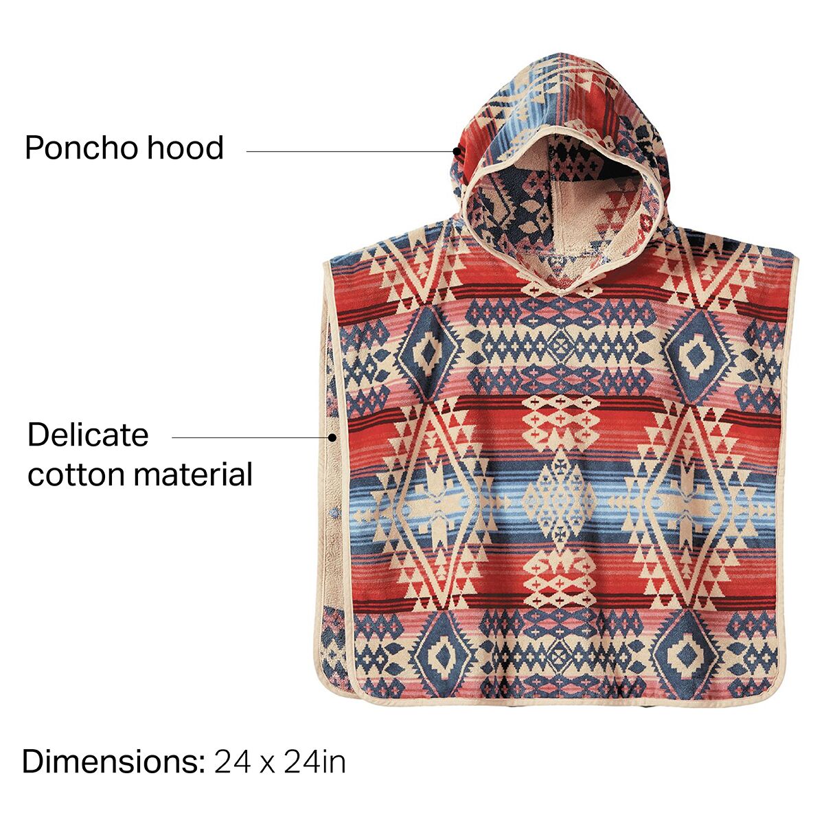Pendleton Jaquard Hooded Towel - Kids´