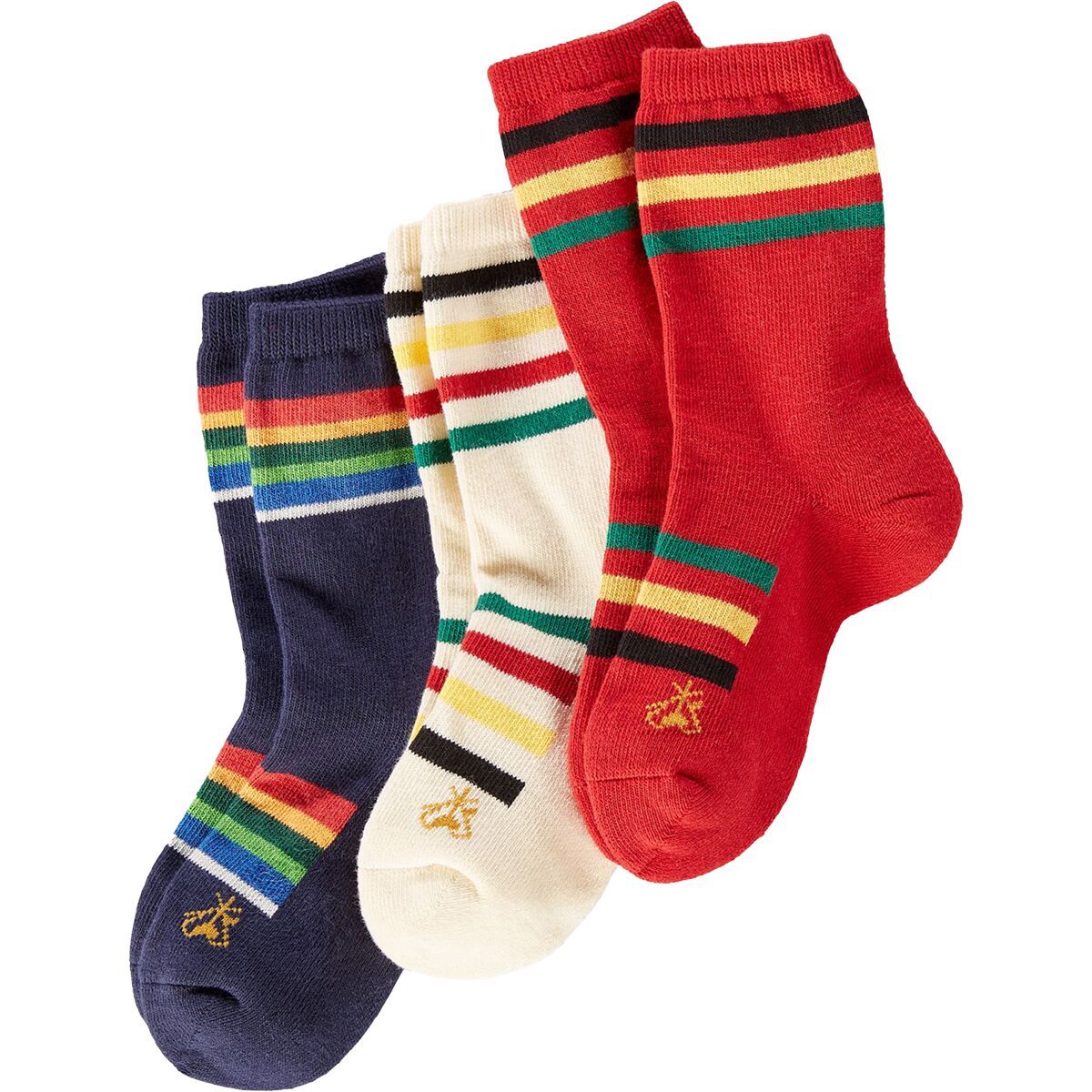 Pendleton National Park Crew Sock Gift Set 3Pack Kids' Kids