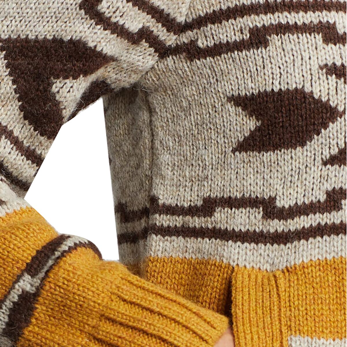 Pendleton Graphic Shetland Zip Sweater Women's Clothing