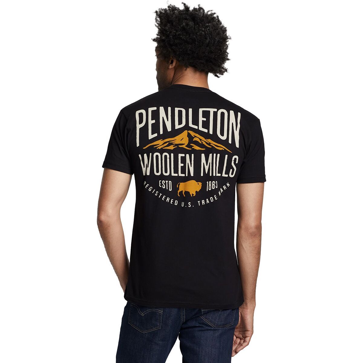 Pendleton Oversized Logo Graphic ShortSleeve TShirt Men's Clothing