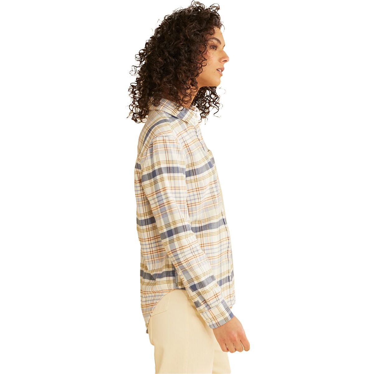 Camilladress Button Down Pockets Boyfriend Plaid Shirts main image 1