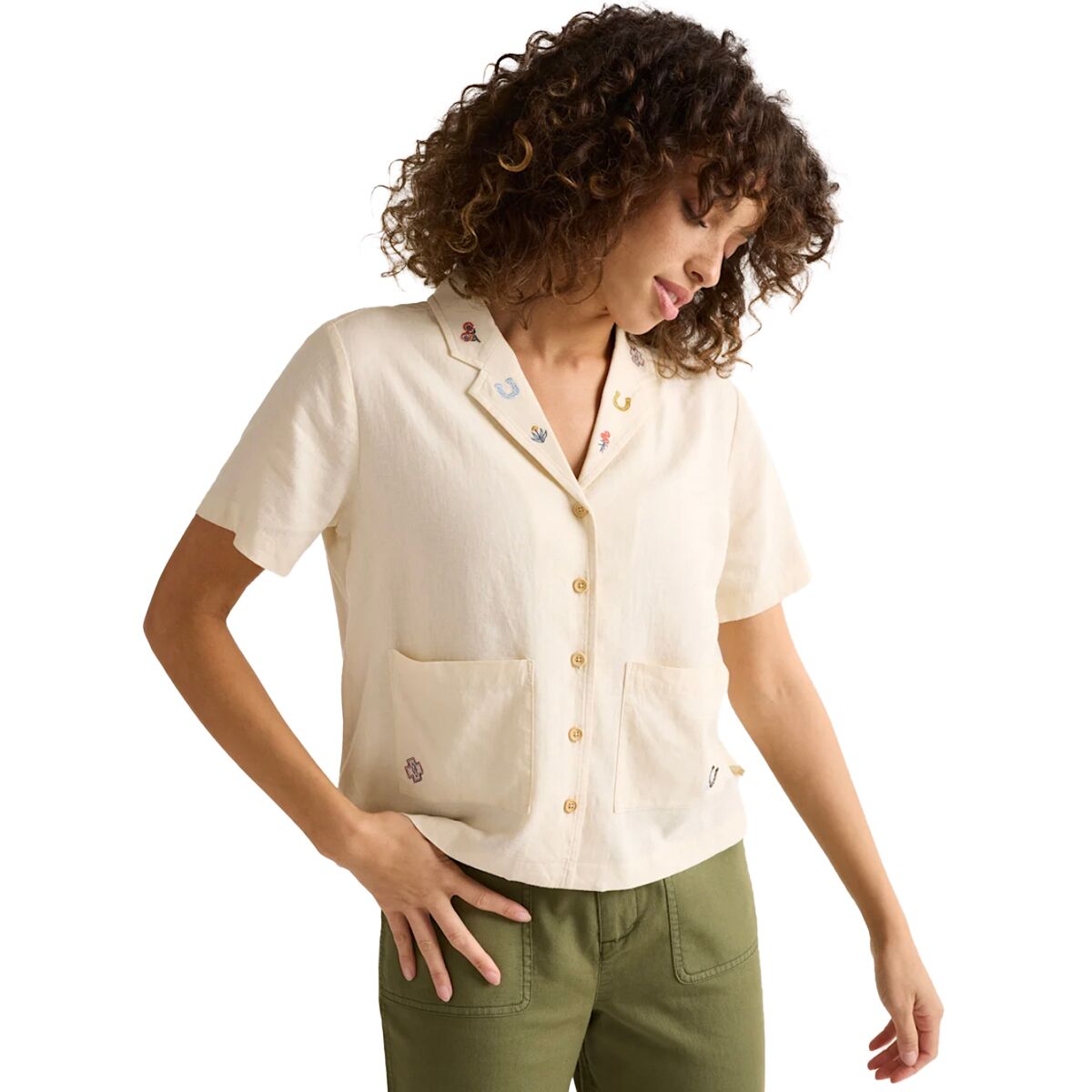 Pendleton Short-Sleeve Embroidered Shirt - Women´s