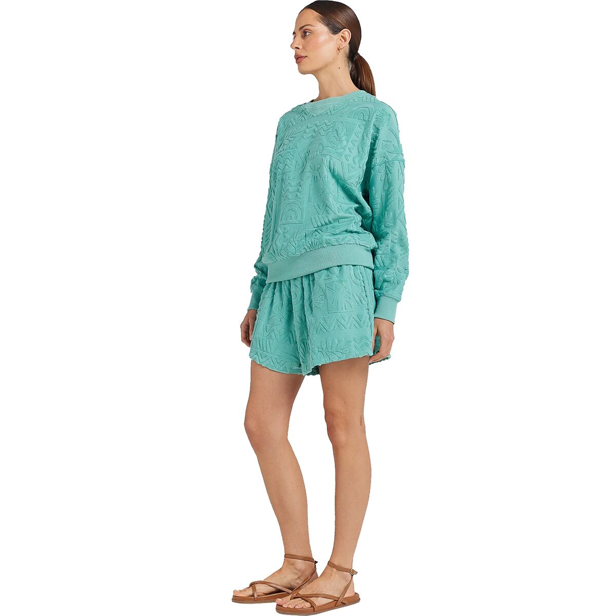 Poolside Paradiso Mai Tai Crew Sweatshirt - Women´s