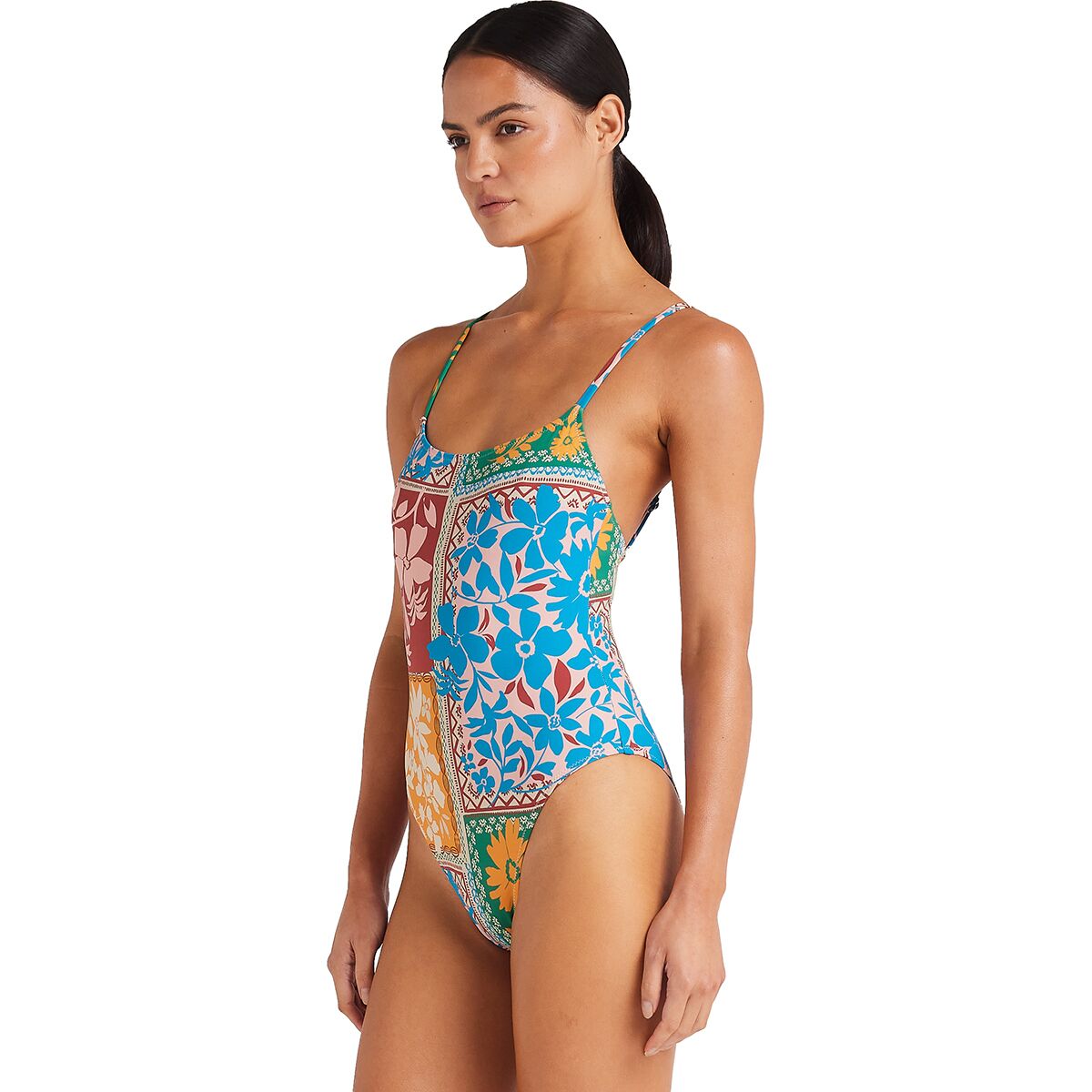 Poolside Paradiso Wildflower Singlet One-Piece Swimsuit -...