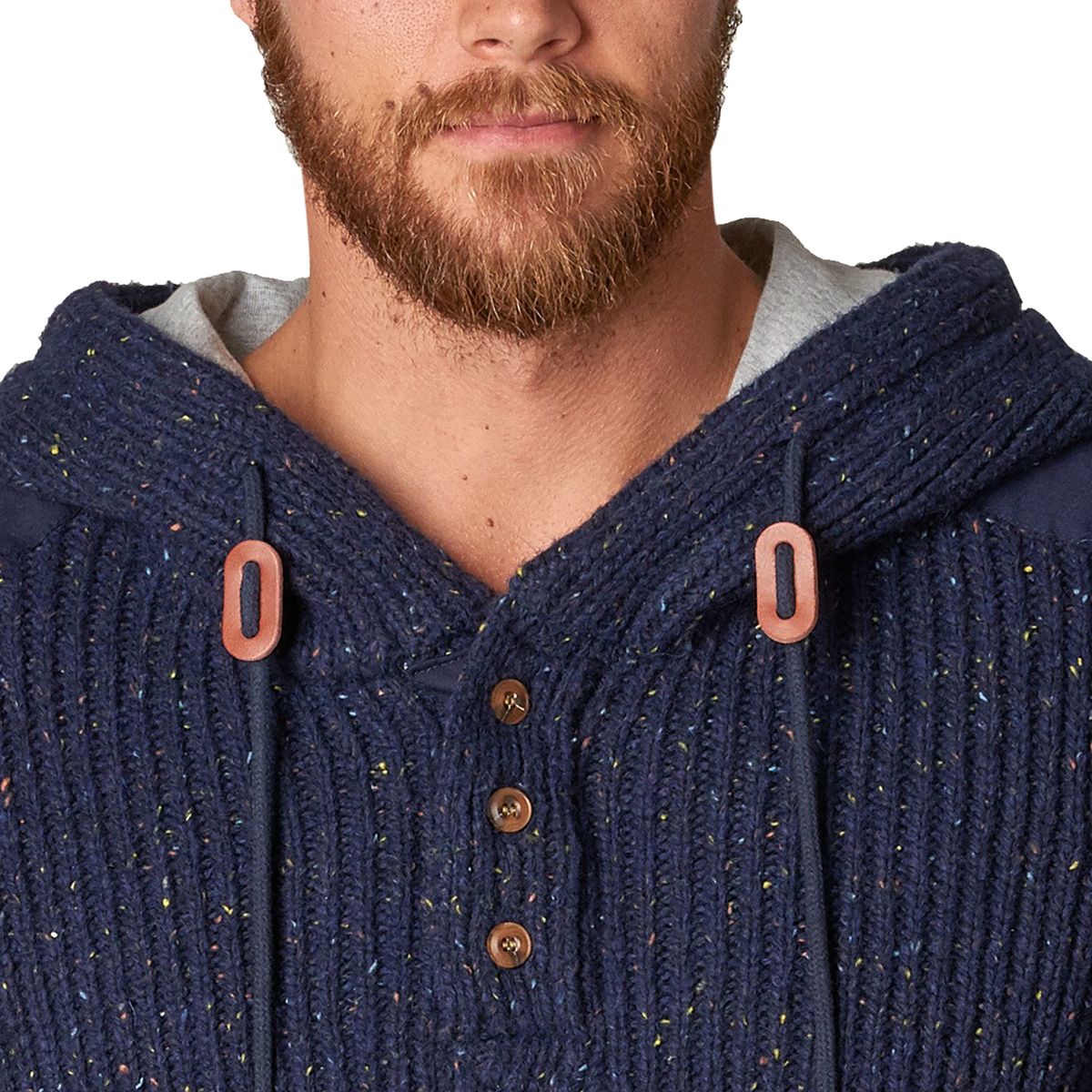 prAna Henley Hooded Sweater - Men's - Clothing