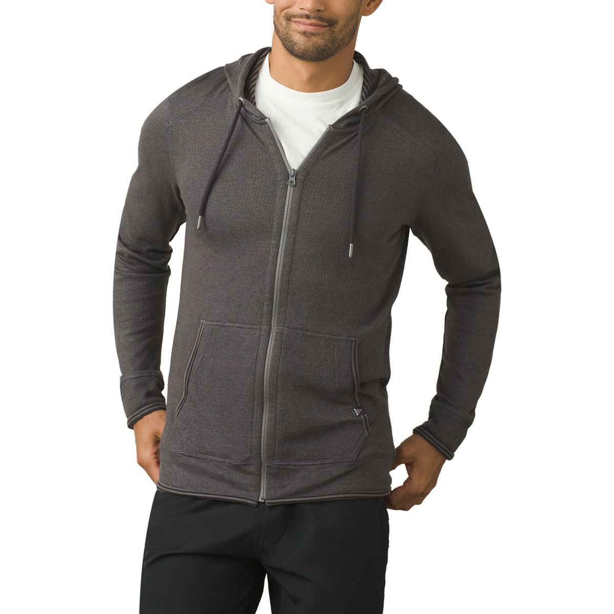 prana full zip hoodie