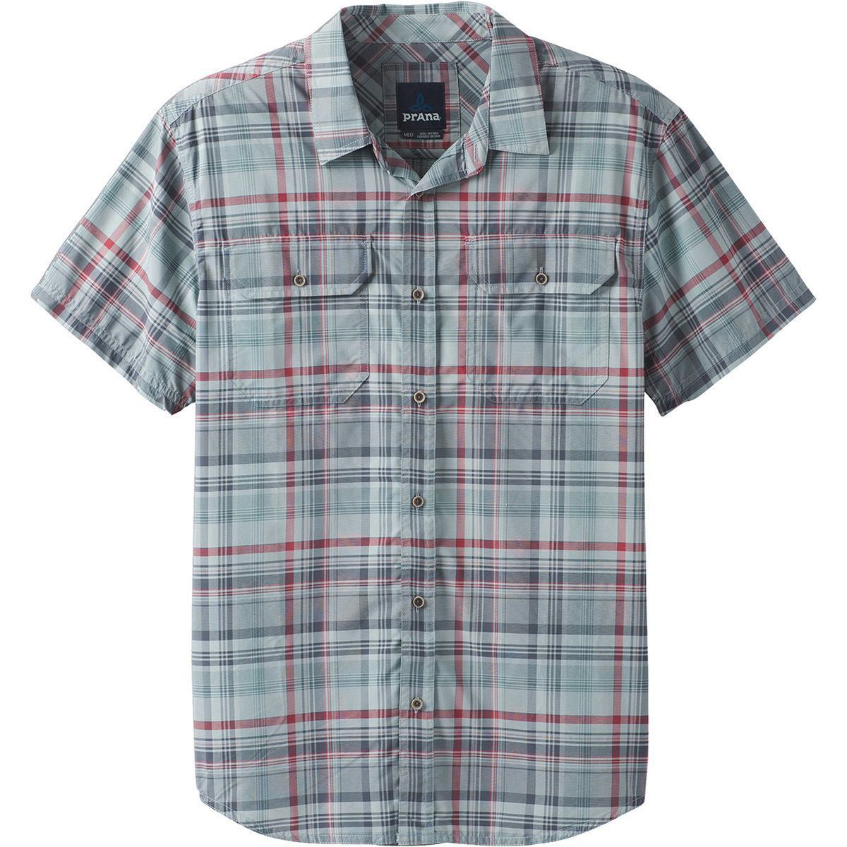 prAna Cayman Plaid Short-Sleeve Shirt - Men's - Clothing