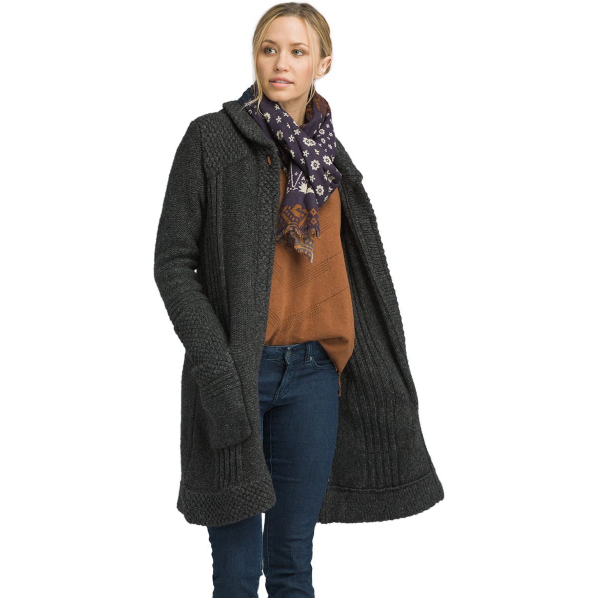 sweater with coat