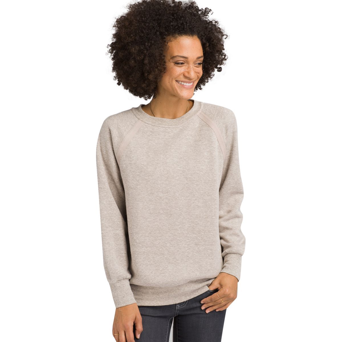 prana cozy up printed sweatshirt