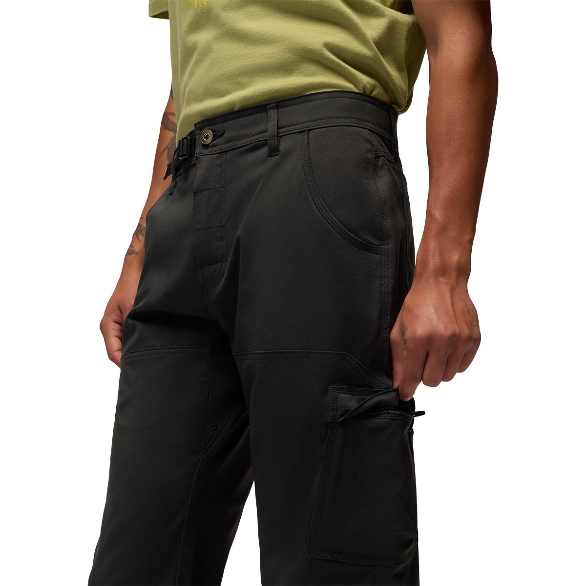 Мужские брюки prAna Stretch Zion Pant, цвет: Чёрный — фото 3