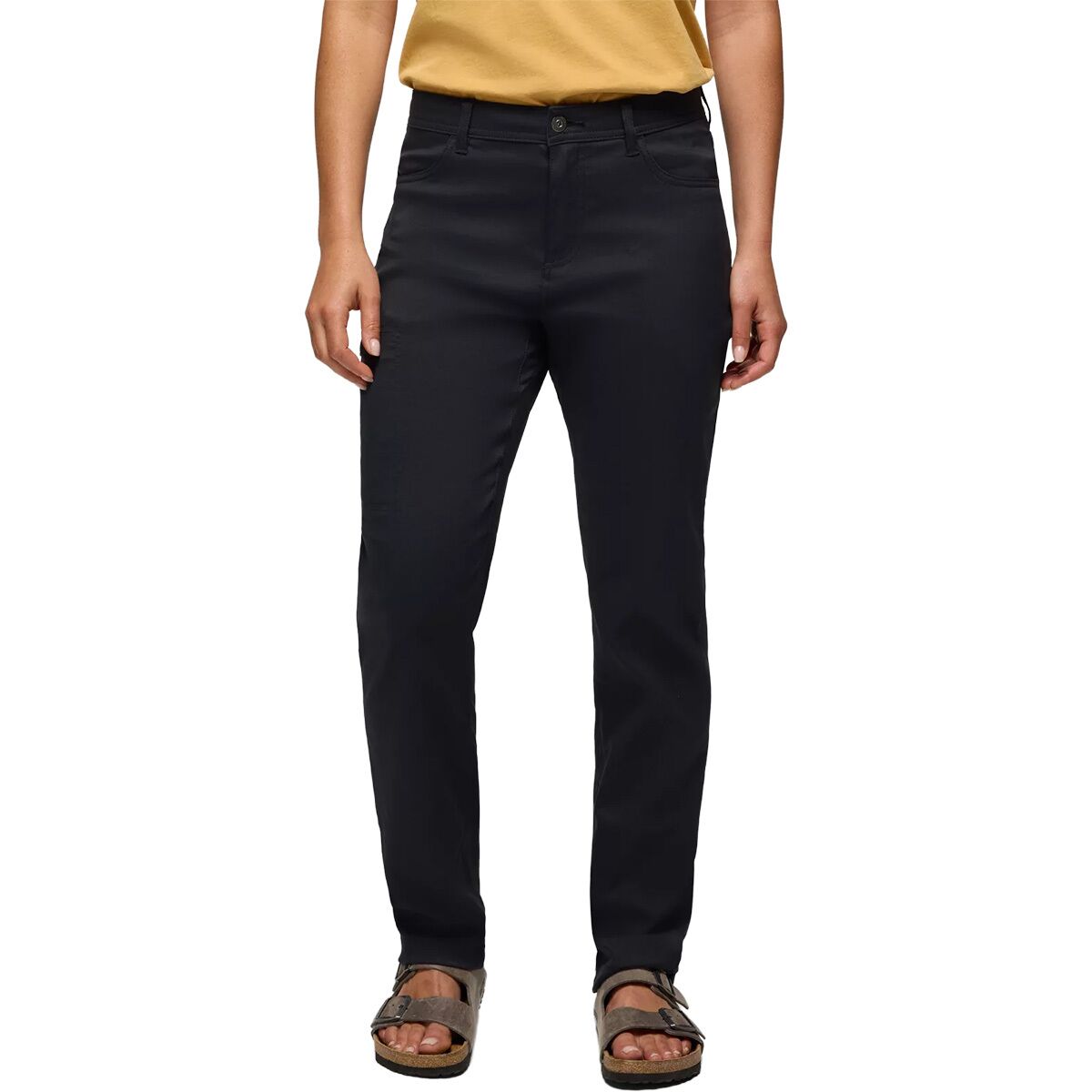 Женские брюки prAna Stretch Zion Halle Pant, цвет: Чёрный