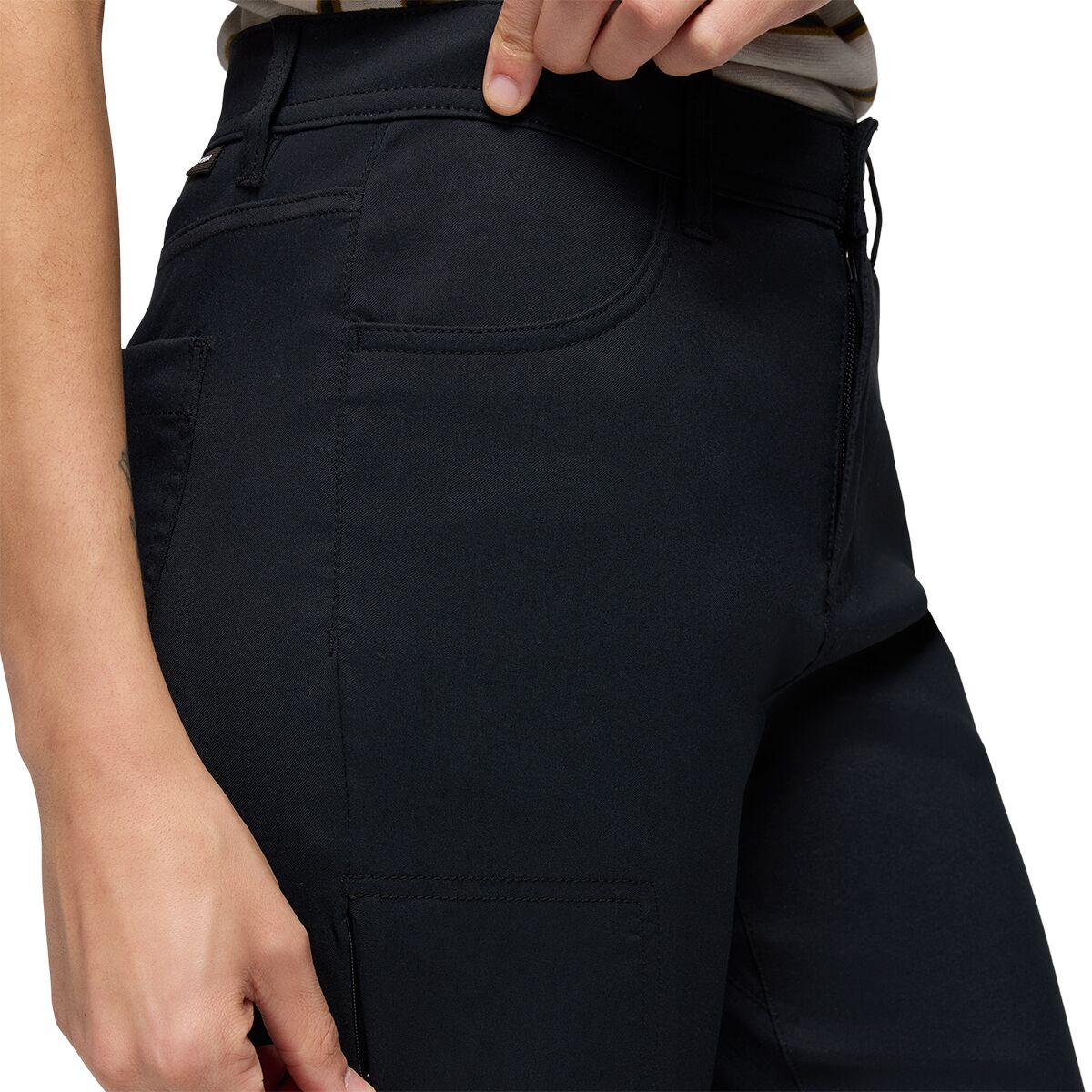 Женские брюки prAna Stretch Zion Halle Pant, цвет: Чёрный — фото 11