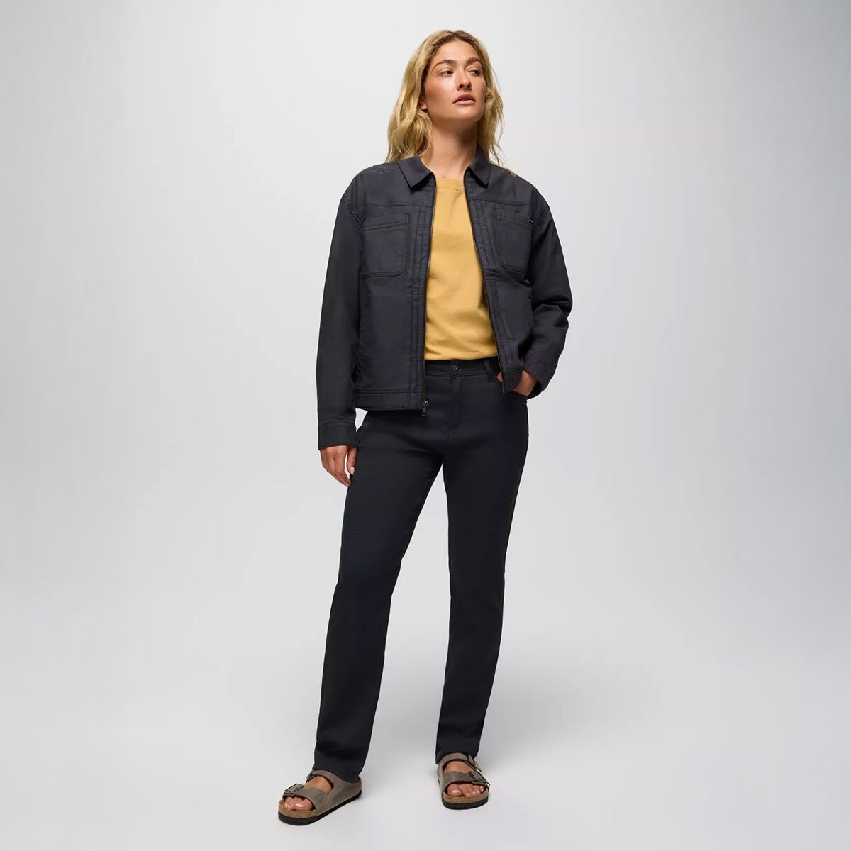 Женские брюки prAna Stretch Zion Halle Pant, цвет: Чёрный — фото 6