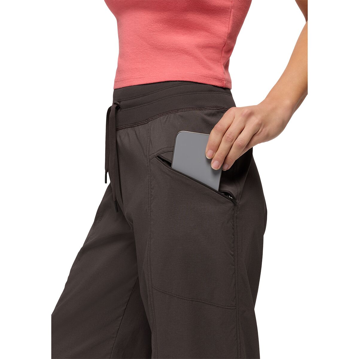 Женские брюки prAna Koen Wide Leg Pant, цвет: Basalt — фото 3