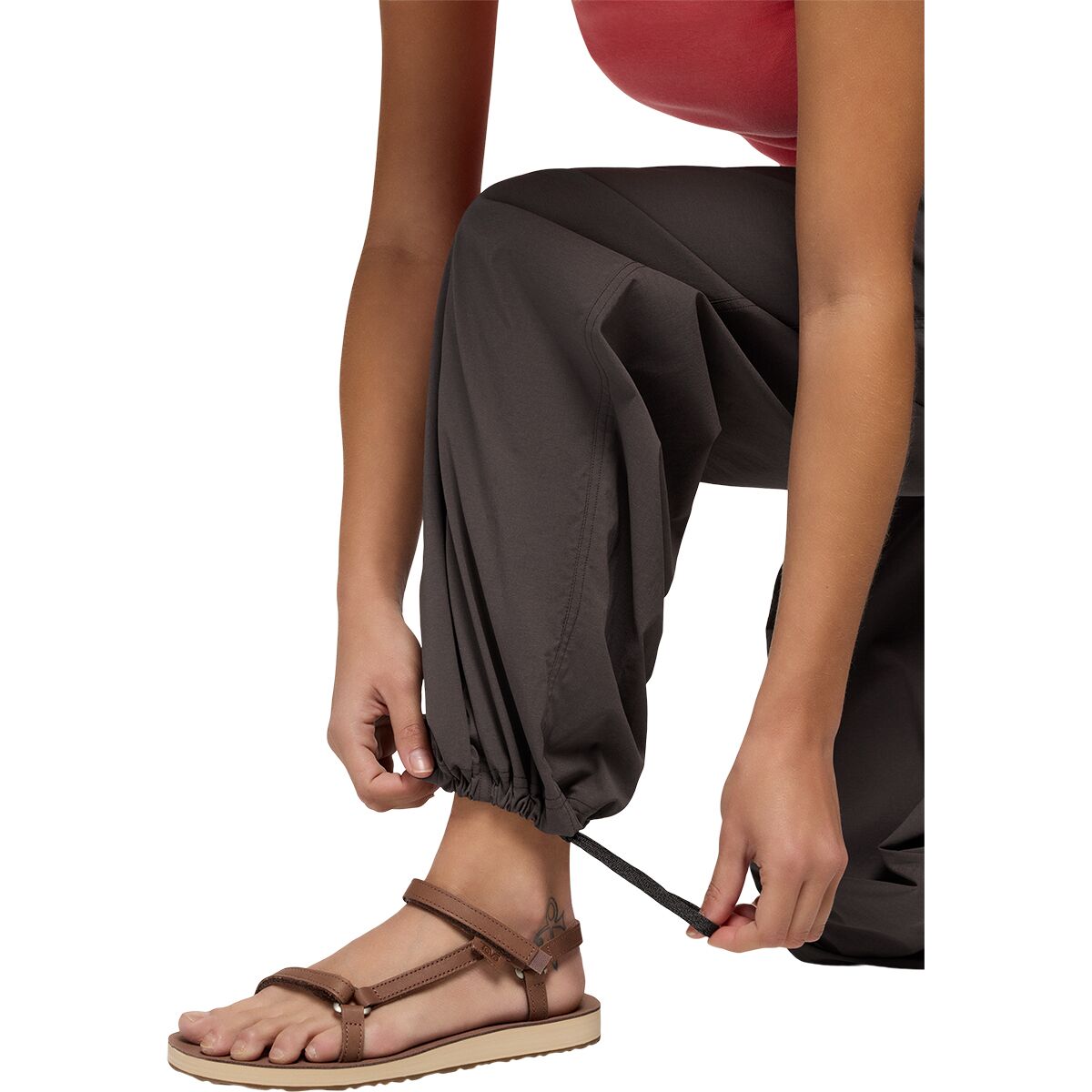 Женские брюки prAna Koen Wide Leg Pant, цвет: Basalt — фото 4