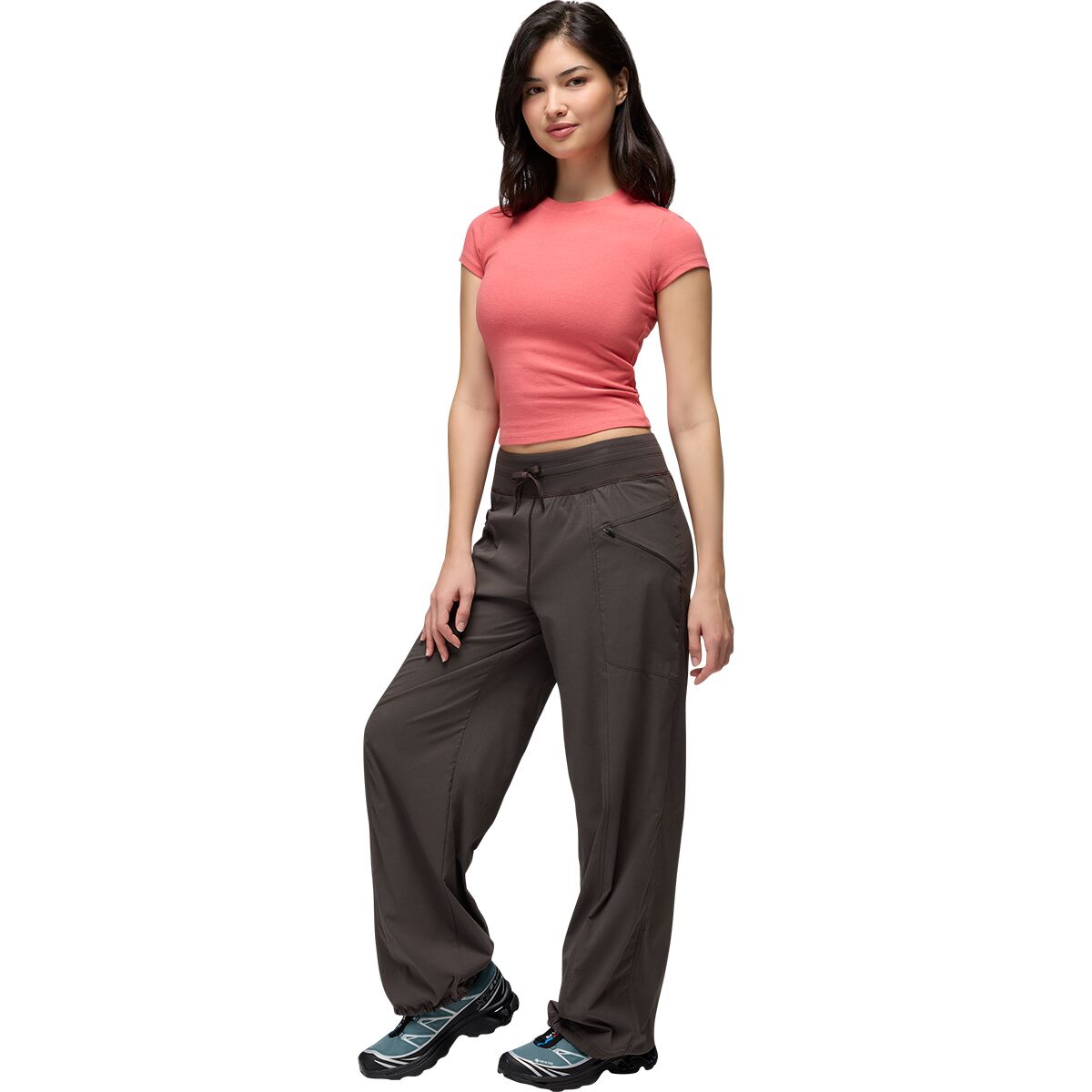 Женские брюки prAna Koen Wide Leg Pant, цвет: Basalt — фото 9