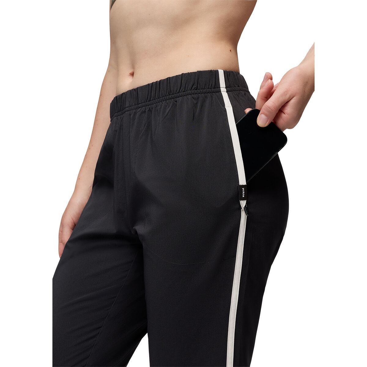 Женские брюки prAna Railay Scallop Pant, цвет: Чёрный — фото 4