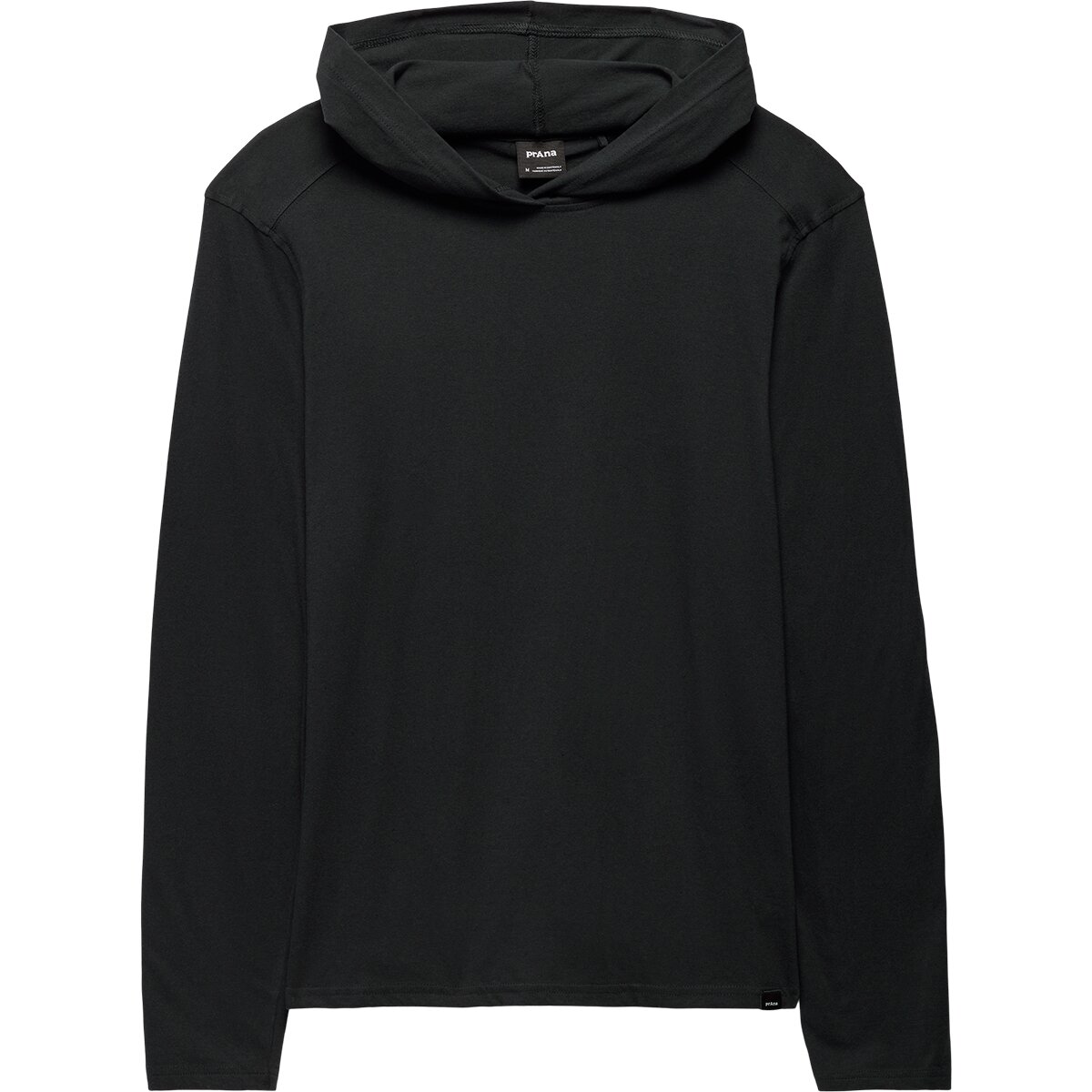 Мужская футболка prAna Long-Sleeve Hooded, цвет: Чёрный — фото 5