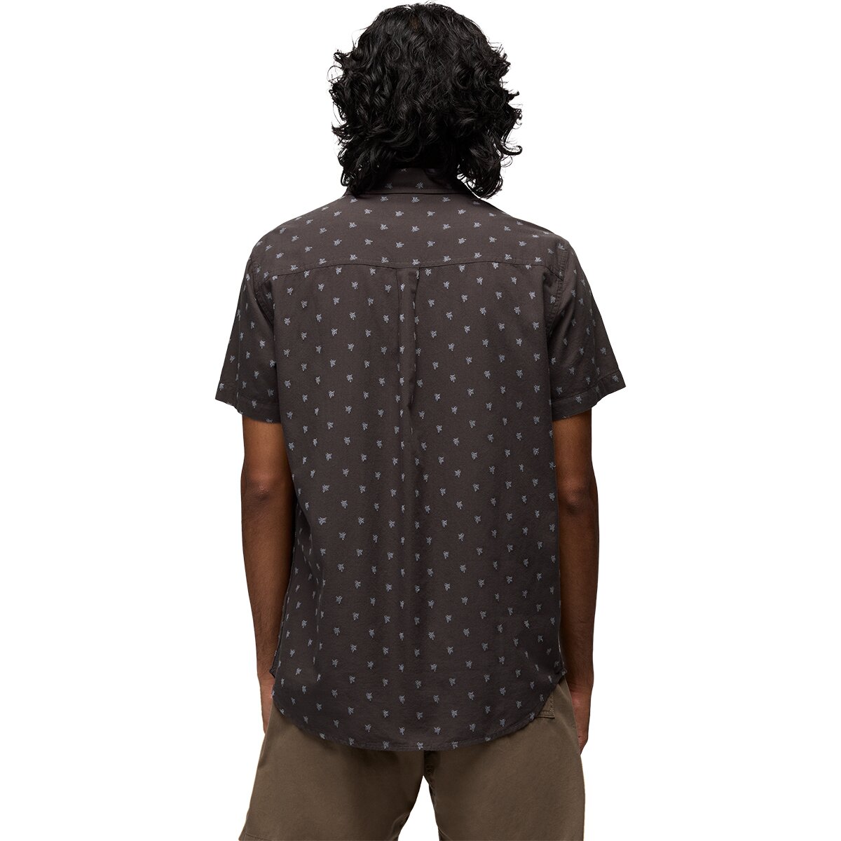 Мужская рубашка prAna Metador Short-Sleeve Shirt, цвет: Пальмовый, вариант 1 — фото 3