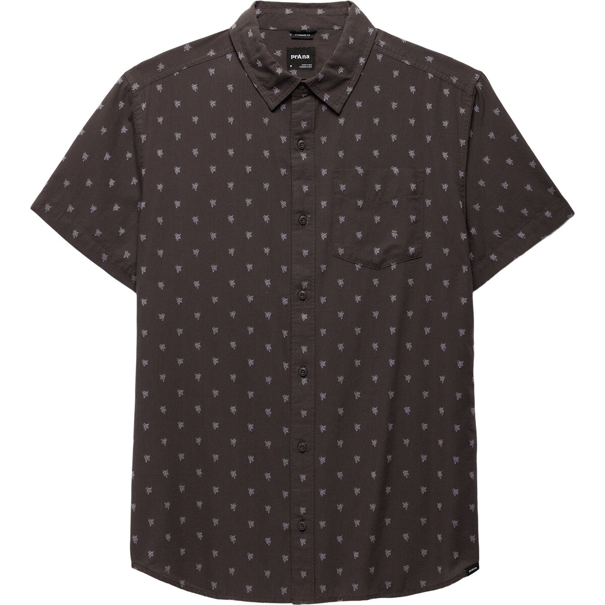 Мужская рубашка prAna Metador Short-Sleeve Shirt, цвет: Пальмовый, вариант 1 — фото 4
