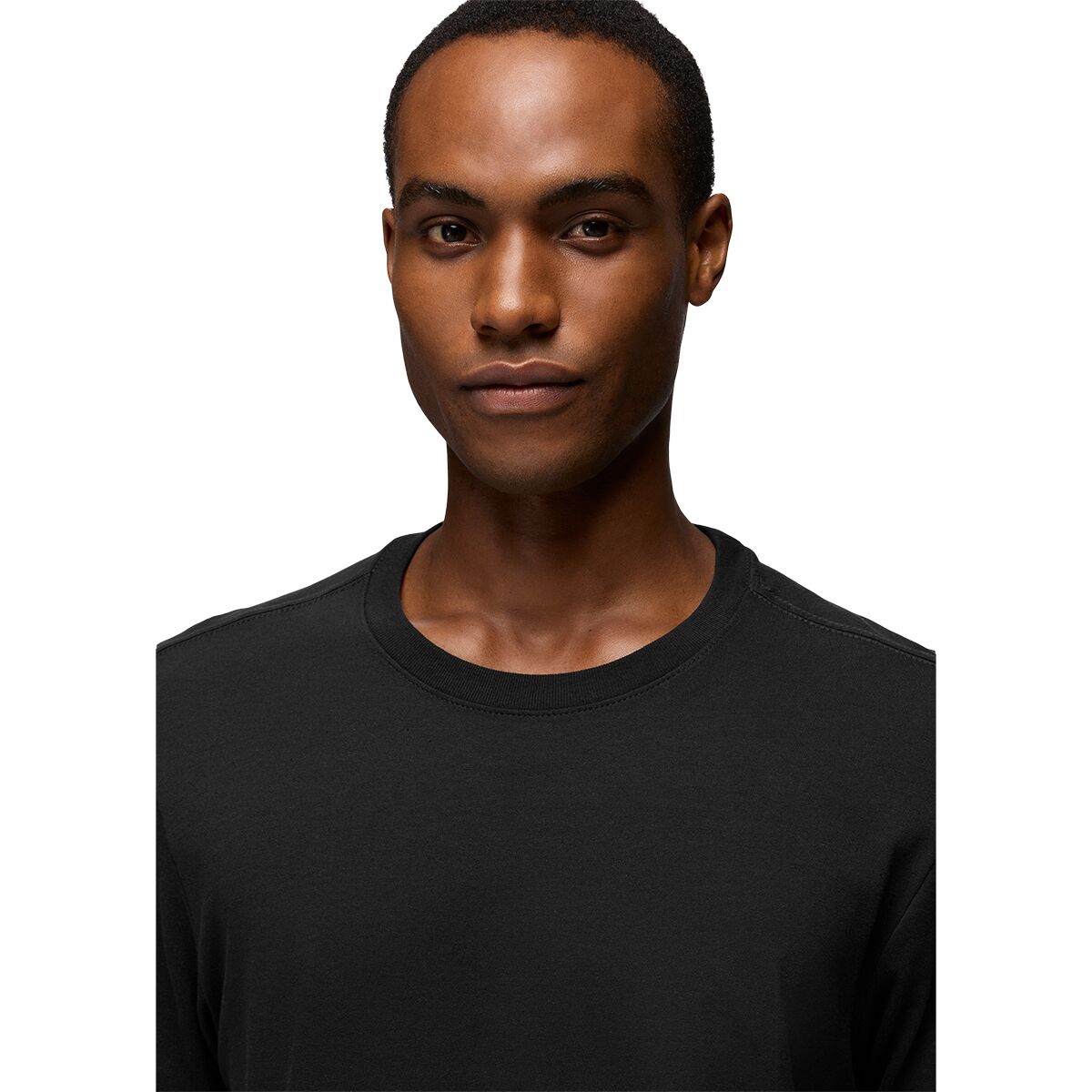 Мужская футболка prAna Short-Sleeve T-Shirt, цвет: Чёрный — фото 2