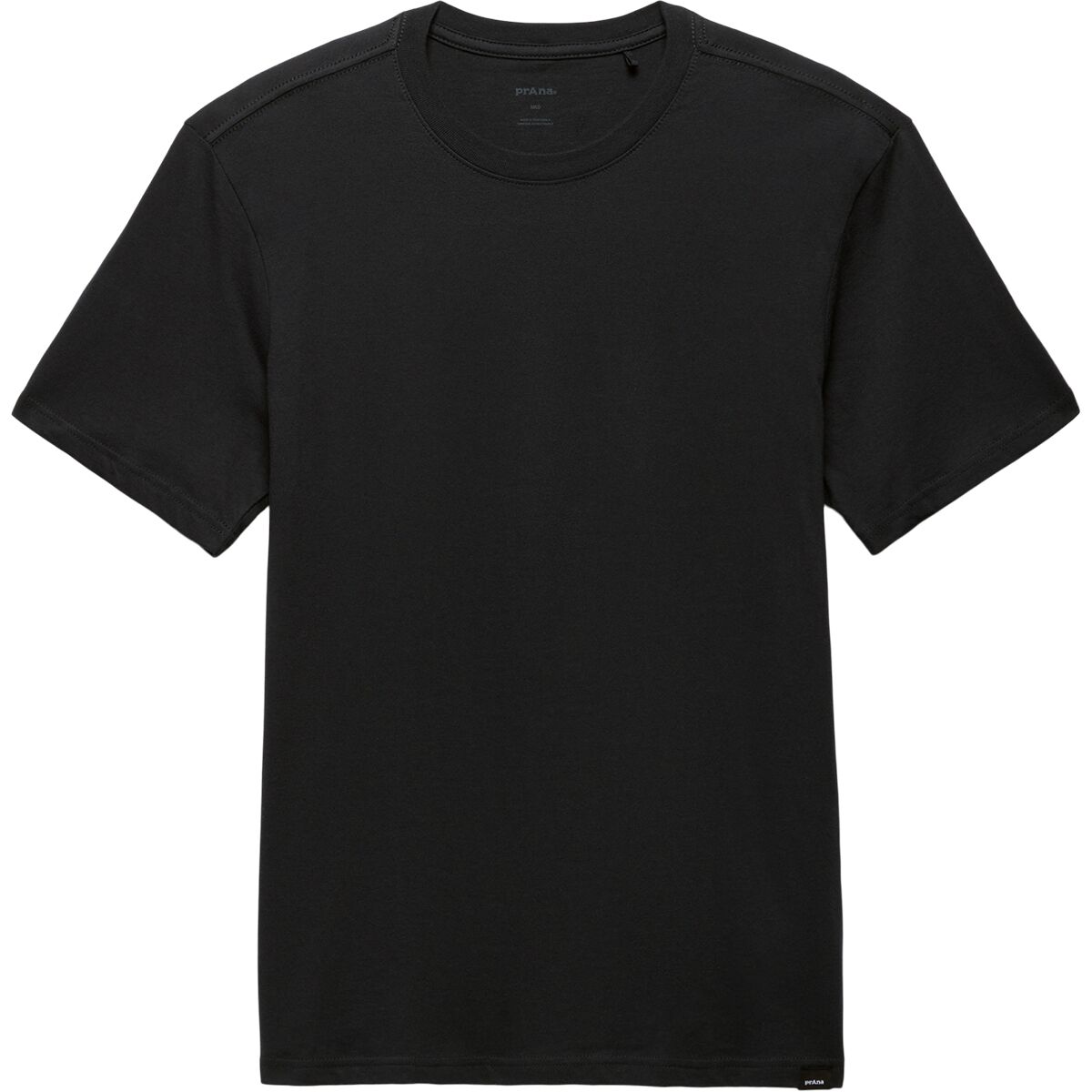 Мужская футболка prAna Short-Sleeve T-Shirt, цвет: Чёрный — фото 5