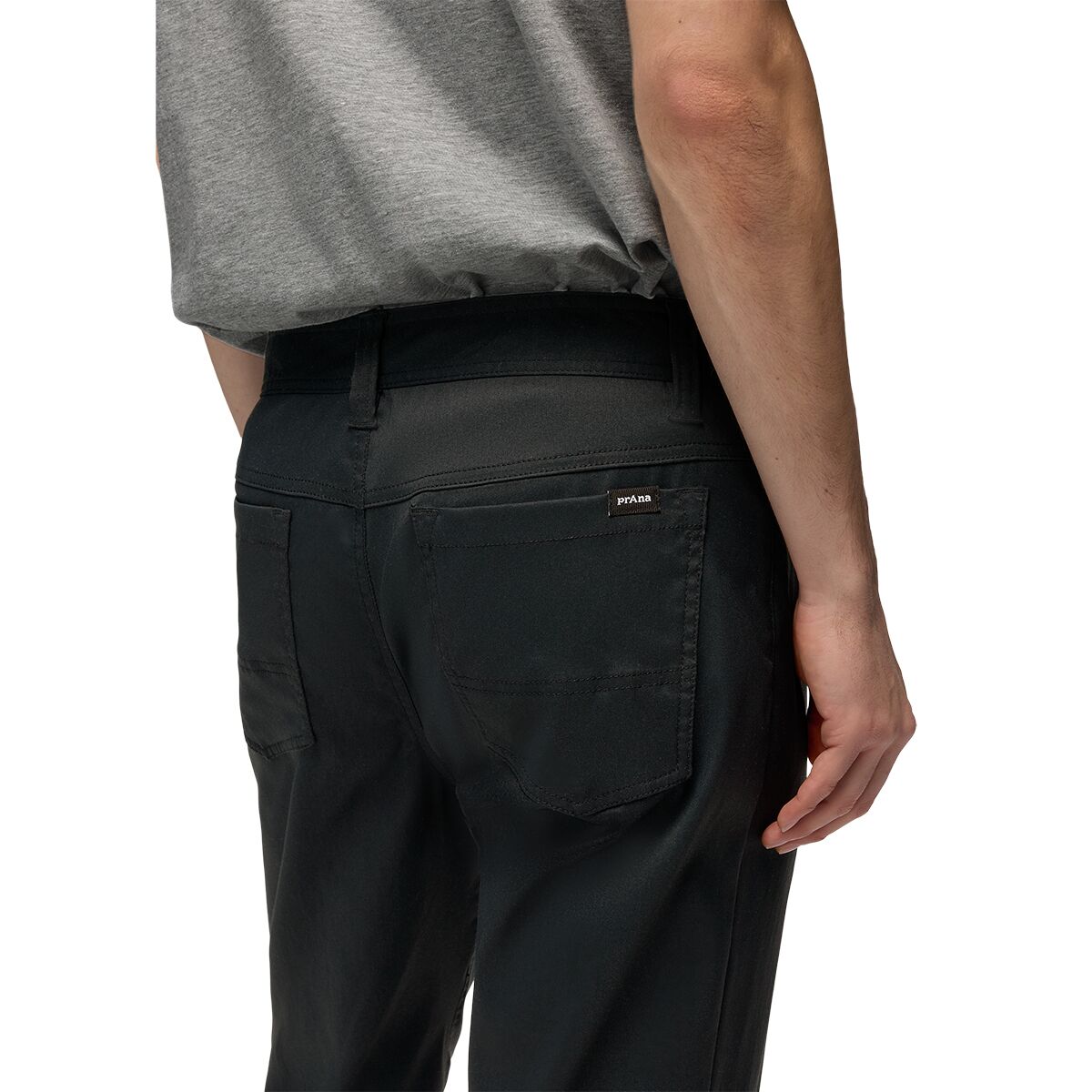 Мужские брюки prAna Stretch Zion 5 Pocket ST Pant, цвет: Чёрный — фото 5