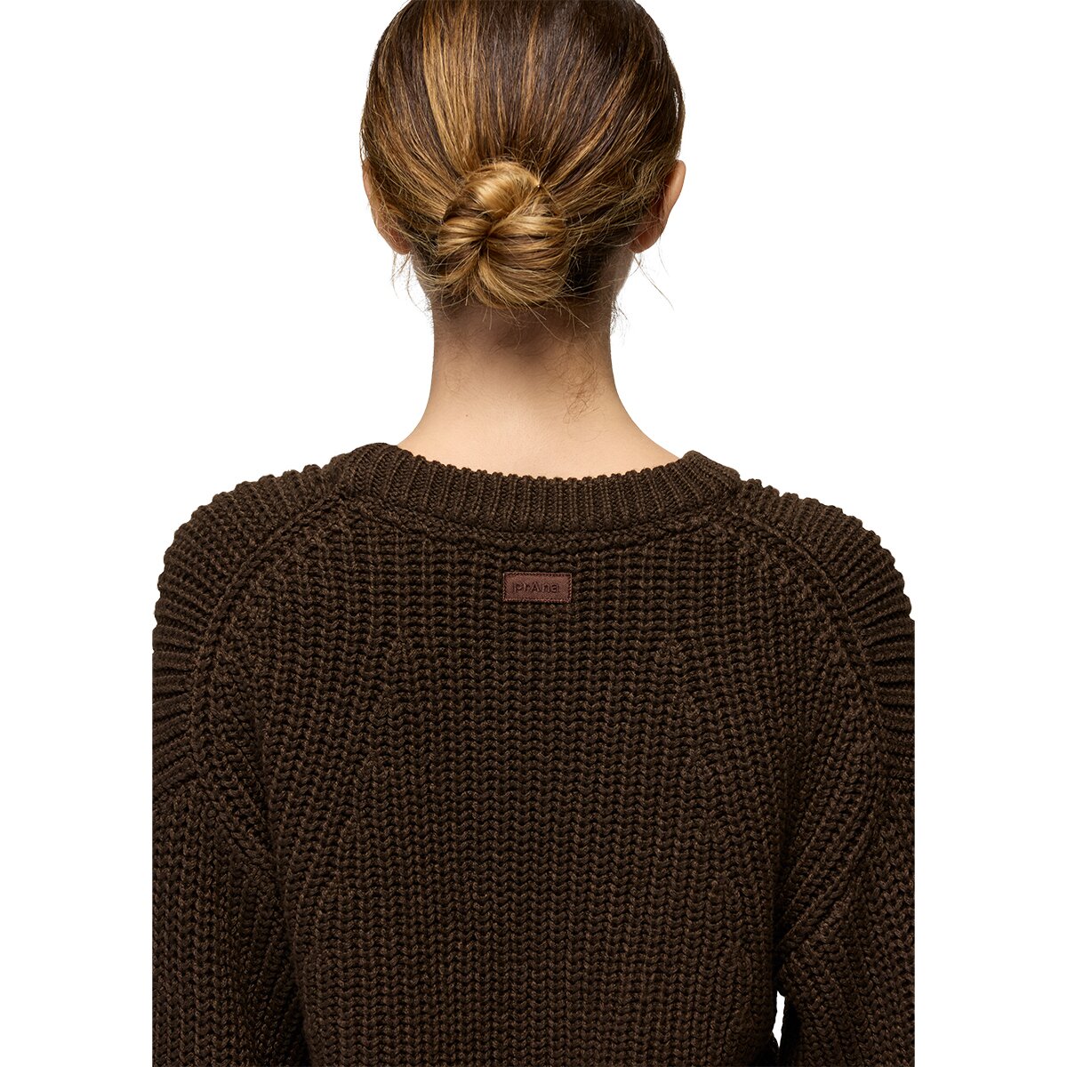 Женский свитер prAna Sunday River Crewneck, цвет: Кофейный — фото 3